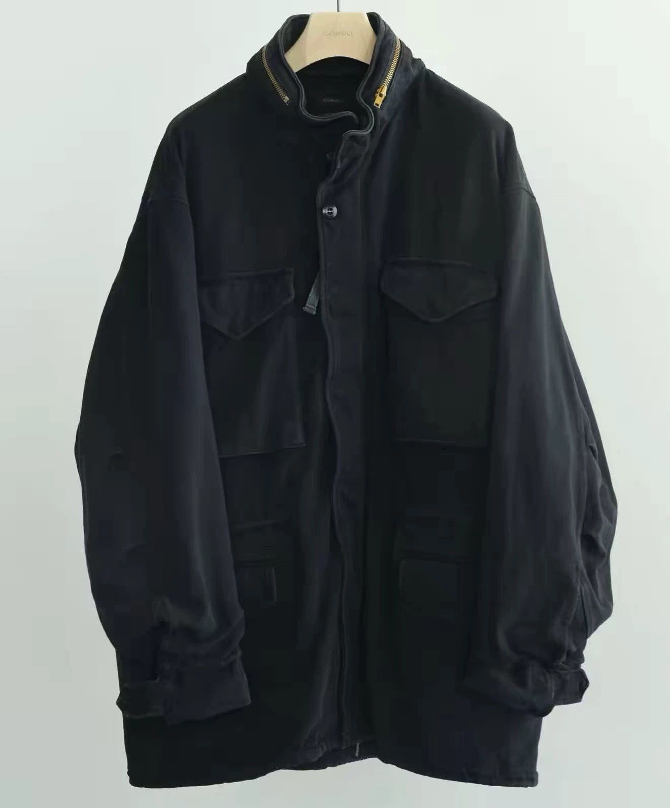 Comoli Washed Tielocken Coat | Grailed