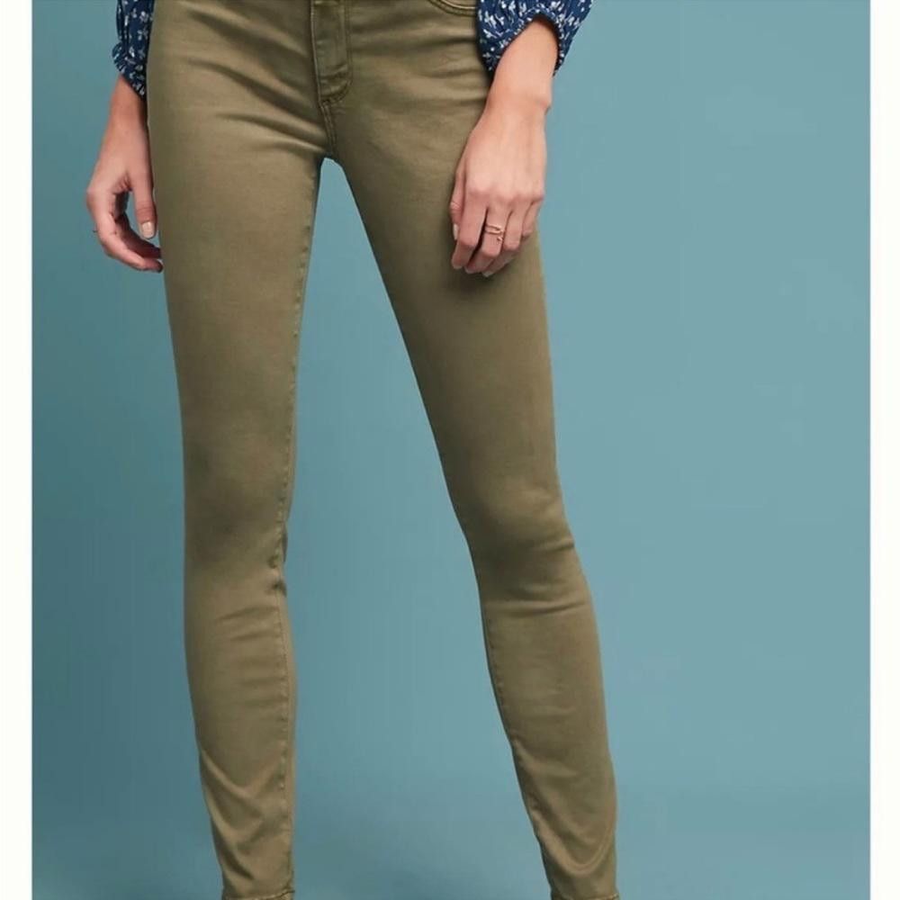 Designer Anthropologie l The Abbey Mid Rise Jeans Size 25 Size 25" / US 0 / IT 36 - 11 Thumbnail