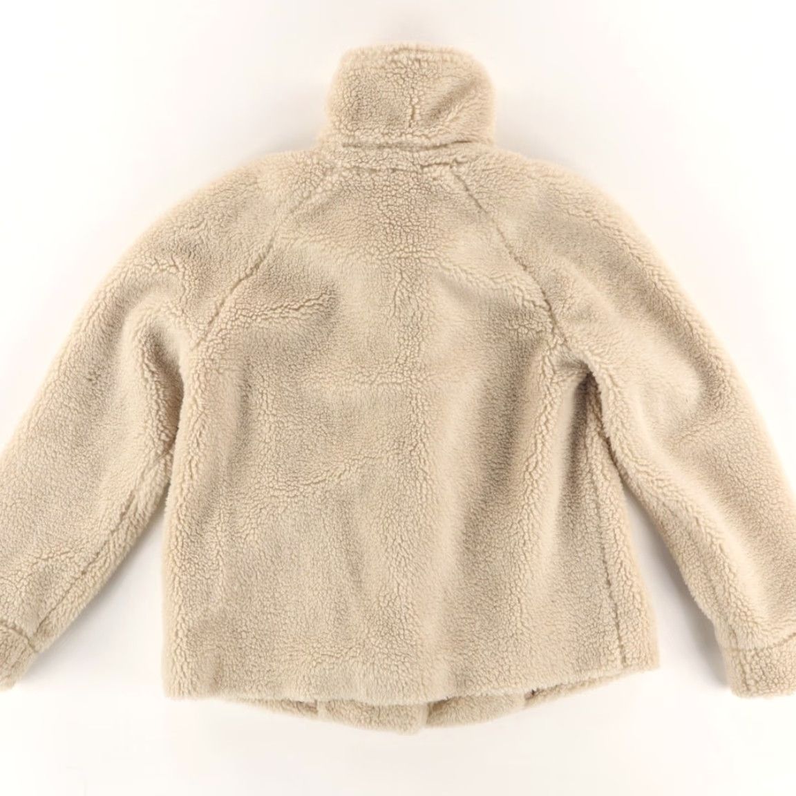 Loft VINTAGE Loft Sherpa Fleece Toggle Coat Jacket Sand Women's S Size S / US 4 / IT 40 - 4 Thumbnail