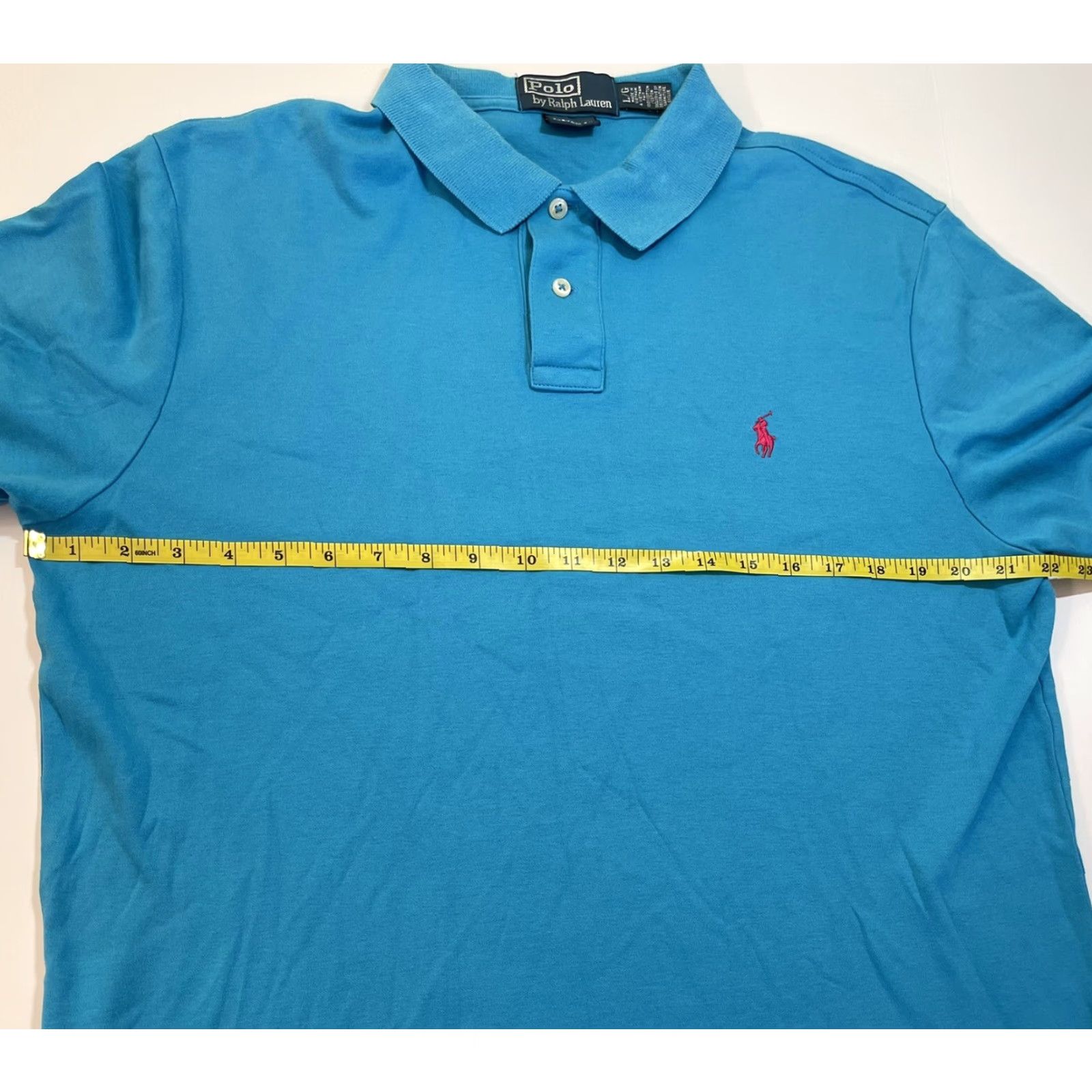 Polo Ralph Lauren VINTAGE Polo Ralph Lauren Polo Shirt Mens 90s Golf Short Sleeve Regular L Blue Pony Logo 90s Sports Outdoors Mens Size US L / EU 52-54 / 3 - 5 Thumbnail
