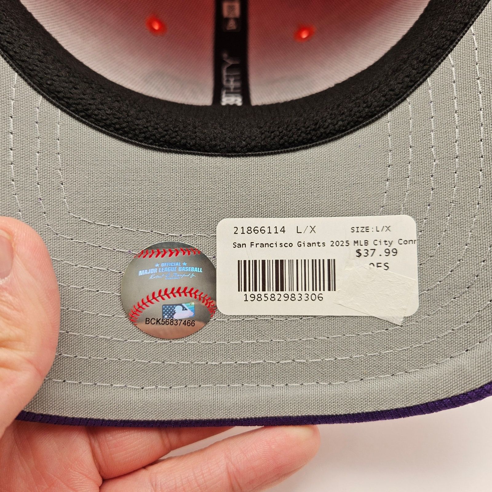 New Era NEW ERA L/XL SAN FRANSICO GIANTS 2025 CITY CONNECT BATTING Size ONE SIZE - 6 Thumbnail