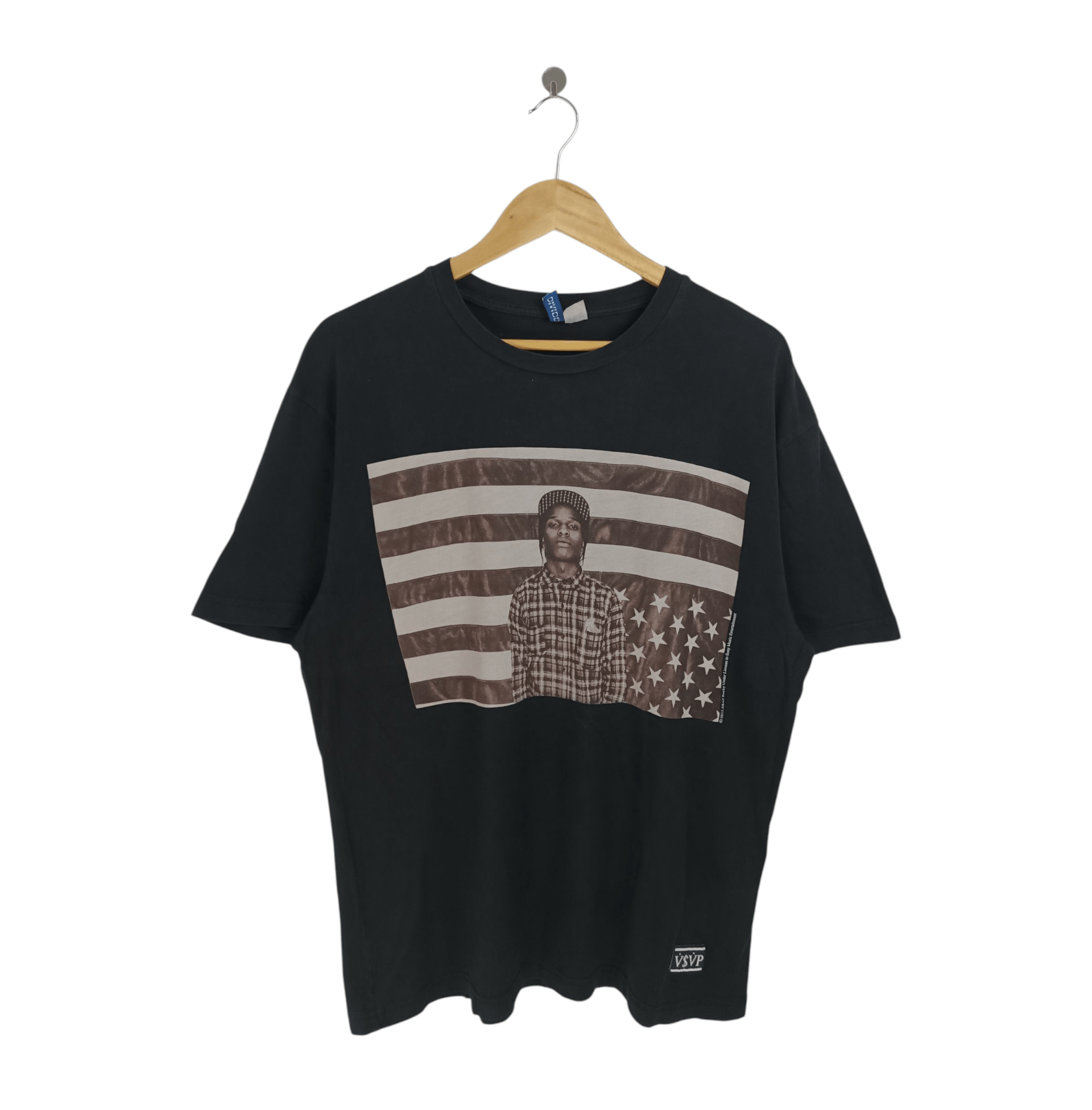 Rap Tees VINTAGE 2013 ASAP ROCKY US FLAG drake travis ferg Size US L / EU 52-54 / 3 - 1 Thumbnail