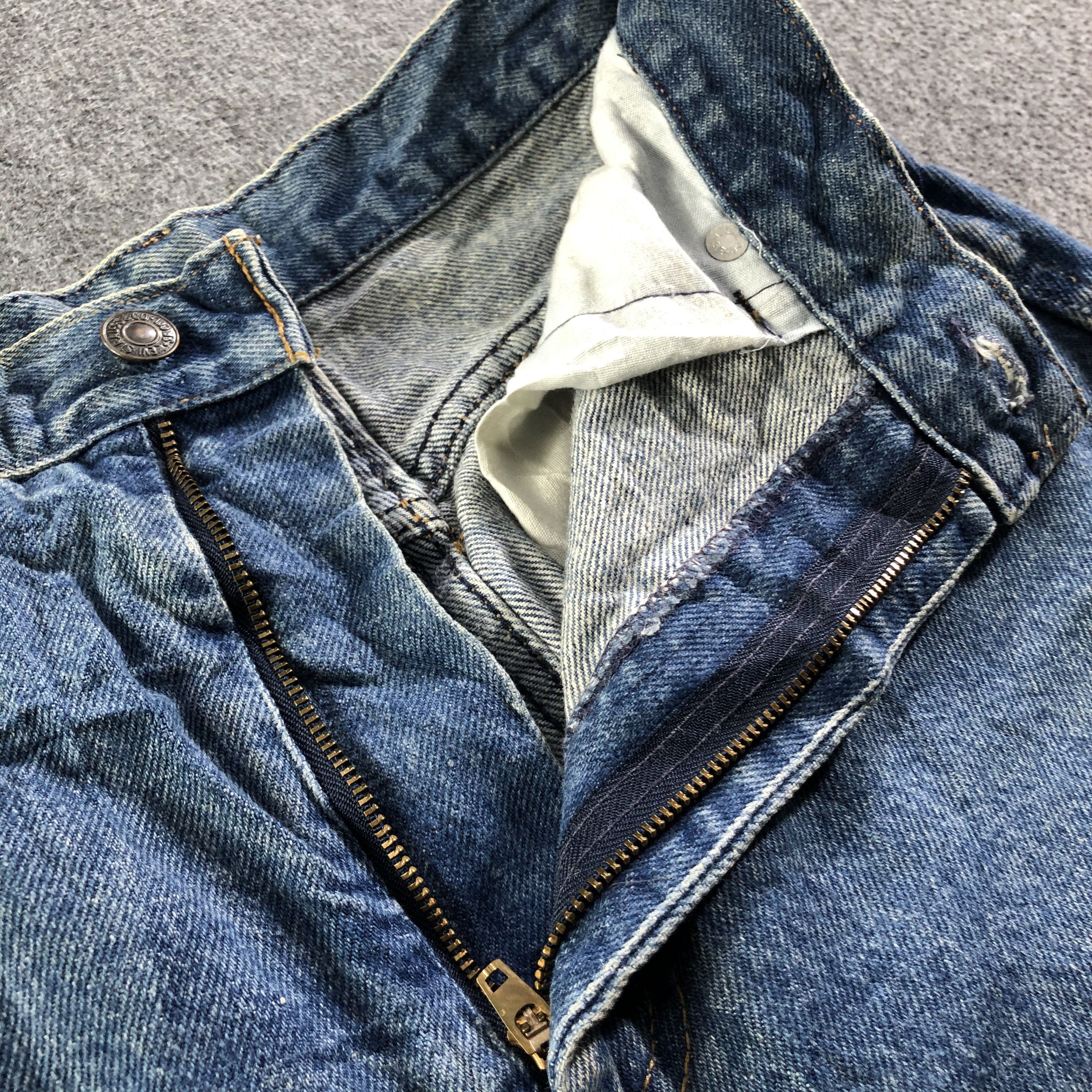 Levi's × Vintage Vintage Blue Wash Levis Skirt-J4068 Size 28" / US 6 / IT 42 - 6 Thumbnail