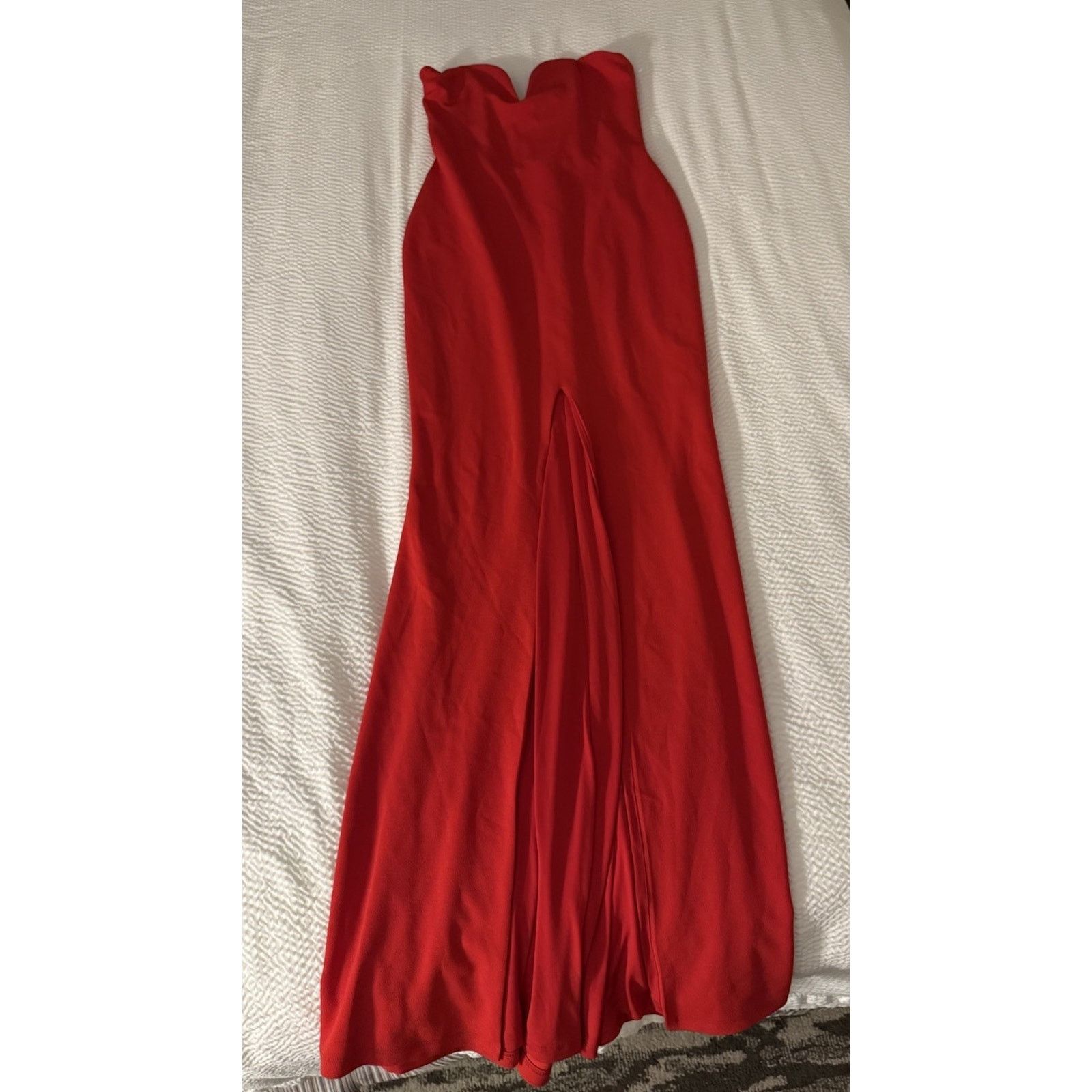 Other NWT Nookie Red Strapless Maxi Honey Gown Dress L Size M / US 6-8 / IT 42-44 - 2 Thumbnail