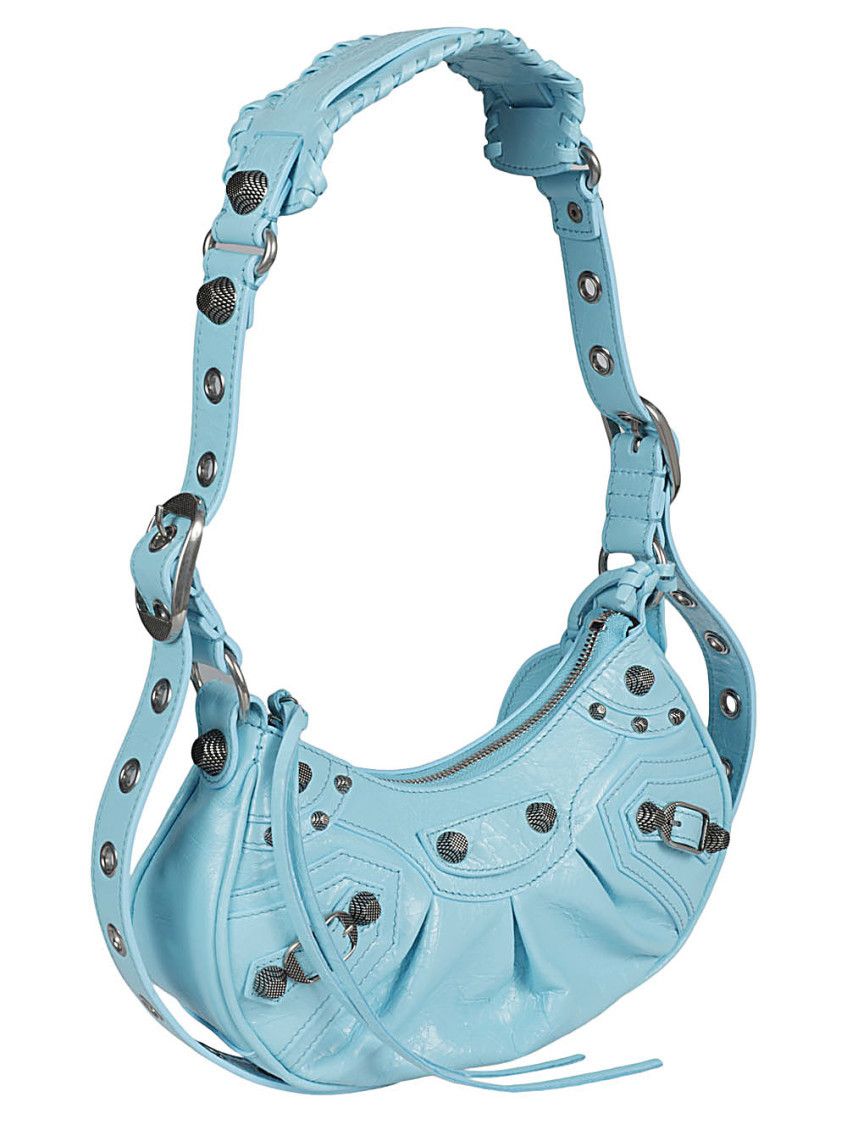 Balenciaga o1tr1nto1025 Size: OS / Le Cagole XS Shoulder Bag in Blue Size ONE SIZE - 3 Thumbnail
