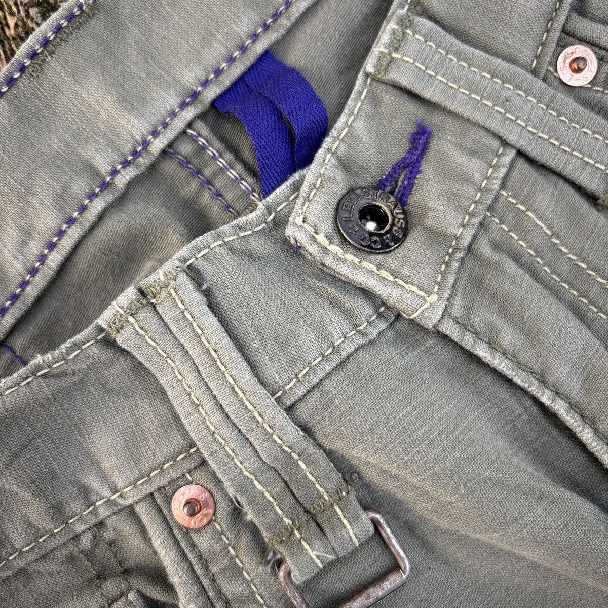 Levi's Levi’s Vintage Cargo Work Pants – Late 70s (Archive Piece) Size US 30 / EU 46 - 5 Thumbnail