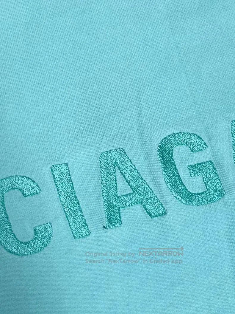 Balenciaga Balenciaga Mint Green Short Sleeve T. Size US L / EU 52-54 / 3 - 7 Thumbnail