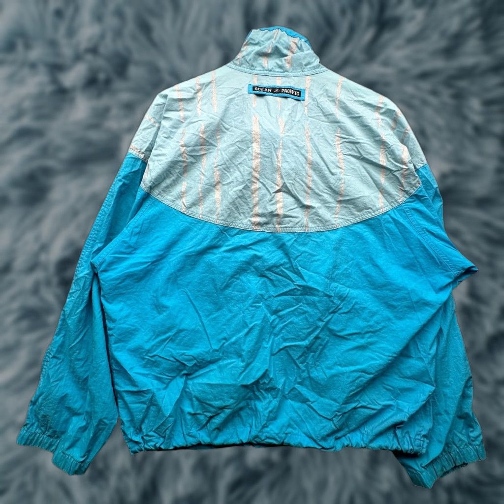 Ocean Pacific VINTAGE Ocean Pacific 720 Airborne Anorak Windbreaker Jacket Mens Large Blue Size US L / EU 52-54 / 3 - 1 Thumbnail