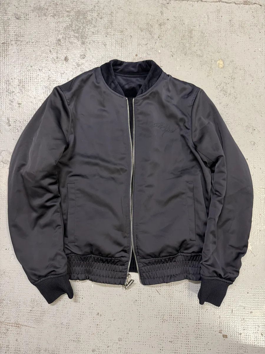 Emporio Armani SS2018 Emporio Armani Navy Lights Reversible Bomber Jacket Size US M / EU 48-50 / 2 - 2 Thumbnail