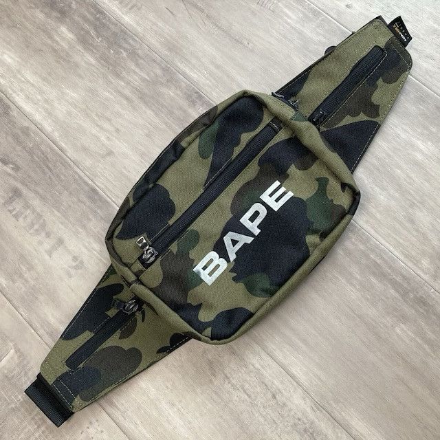 Bape BAPE × Cordura Waist Bag 1st Camo Green a bathing ape Size ONE SIZE - 1 Thumbnail