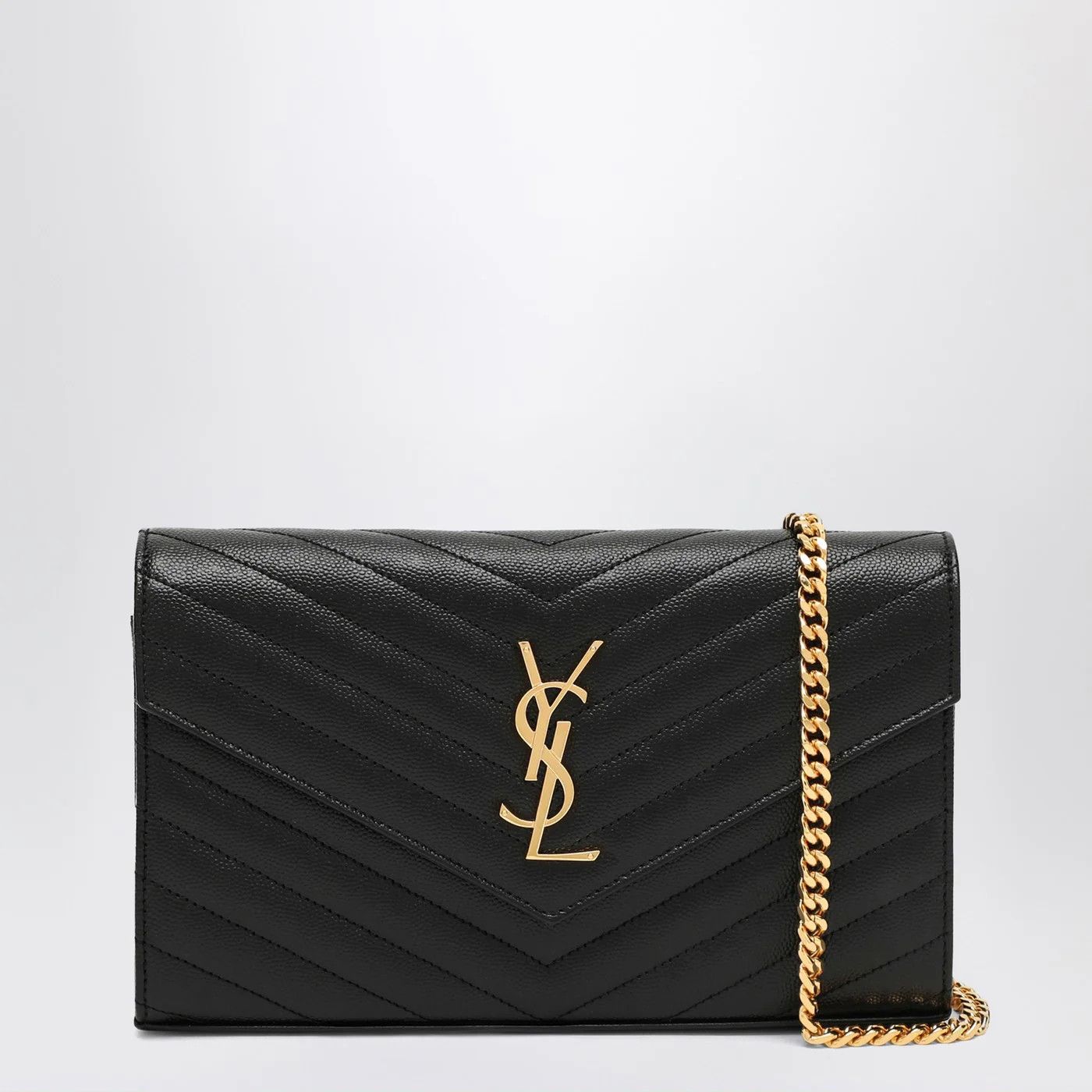 Saint Laurent Paris o1d2blof0526 Size: OS / Cassandre Chain Pouch in Black Size ONE SIZE - 1 Thumbnail