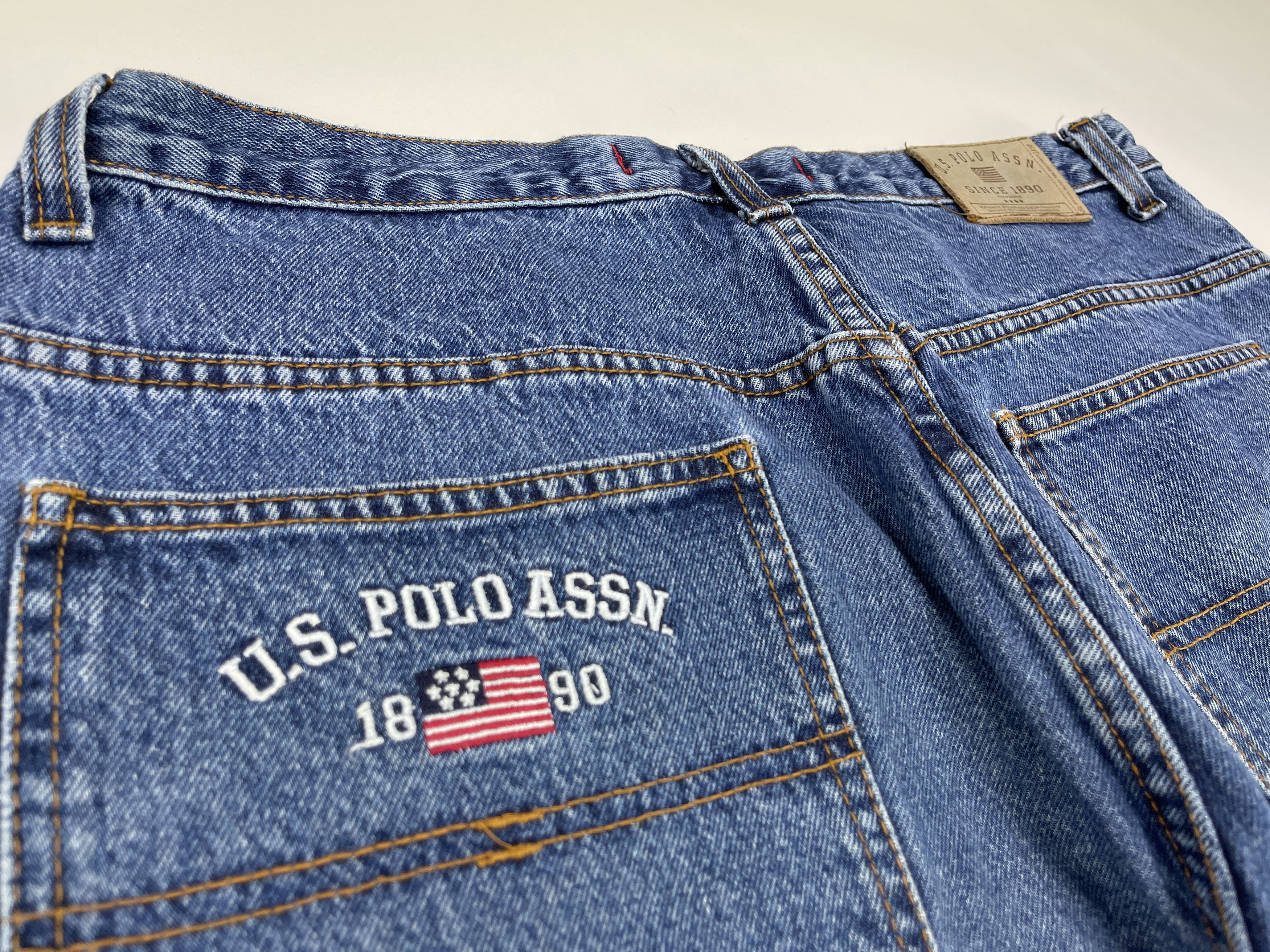 U.S. Polo Assn. U.S. Polo Assn jeans shorts USPA vintage baggy skater 90s 38 Size US 38 / EU 54 - 6 Thumbnail