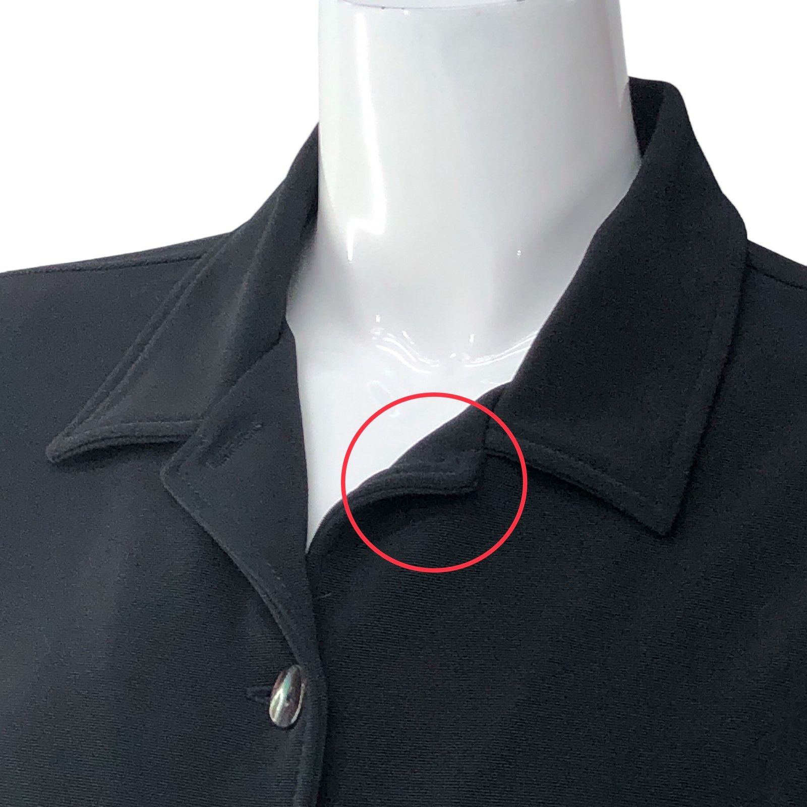 Chicos Chicos Womens Size 2 US 12 Jacket Black Button Tiny Flaw Size L / US 10 / IT 46 - 3 Thumbnail