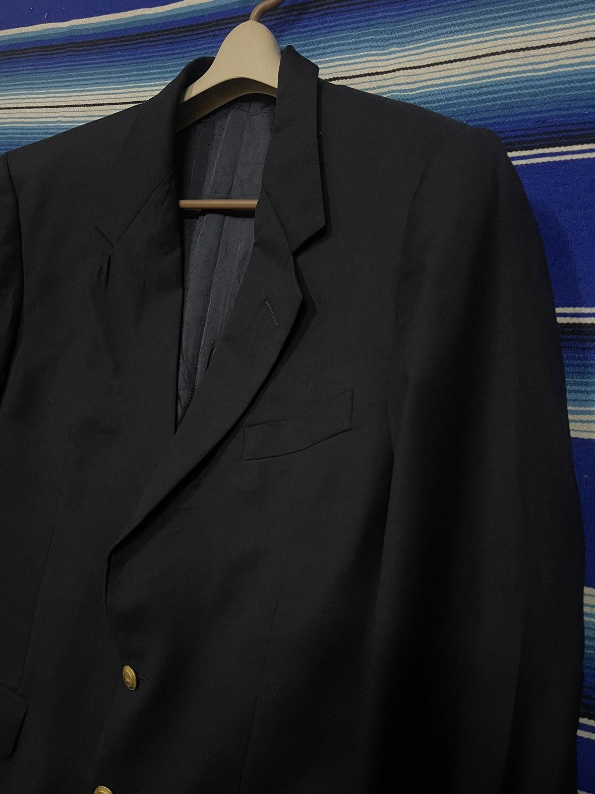Gucci OFFER!!! Vintage GUCCI Wool Blazer Size 48R - 2 Thumbnail