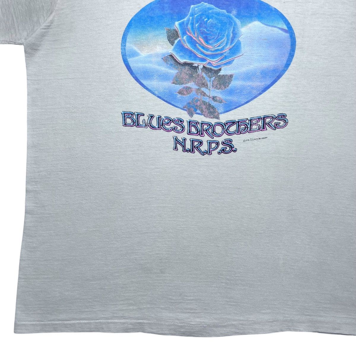 Band Tees 78 Grateful Dead Blues Brothers Blue Rose Winterland NYE Tee Size US L / EU 52-54 / 3 - 8 Thumbnail