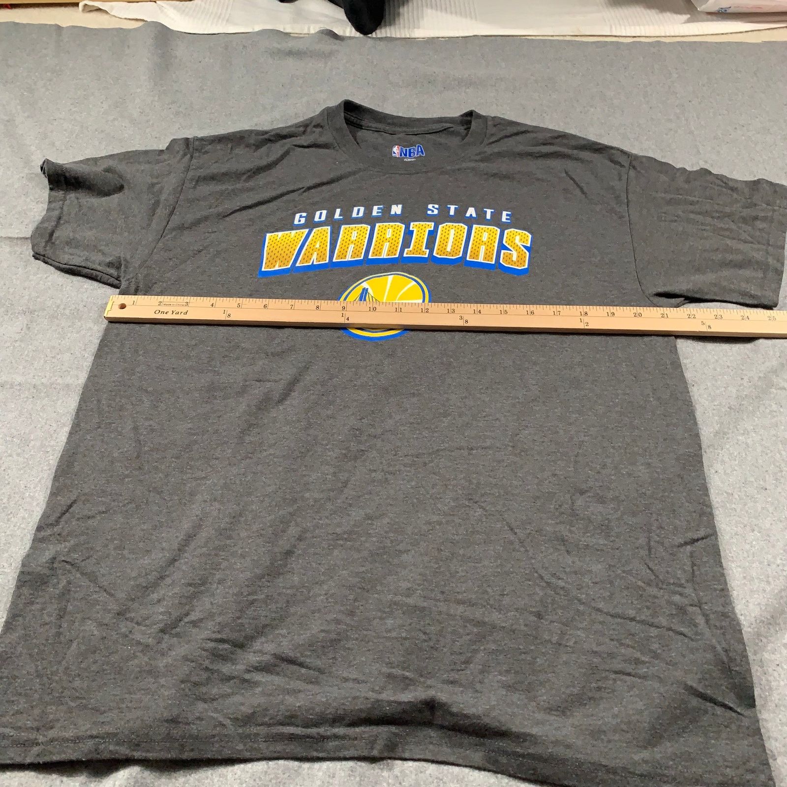 NBA NBA Golden State Warriors Shirt Ault Large Gray Outdoor Size US L / EU 52-54 / 3 - 4 Thumbnail
