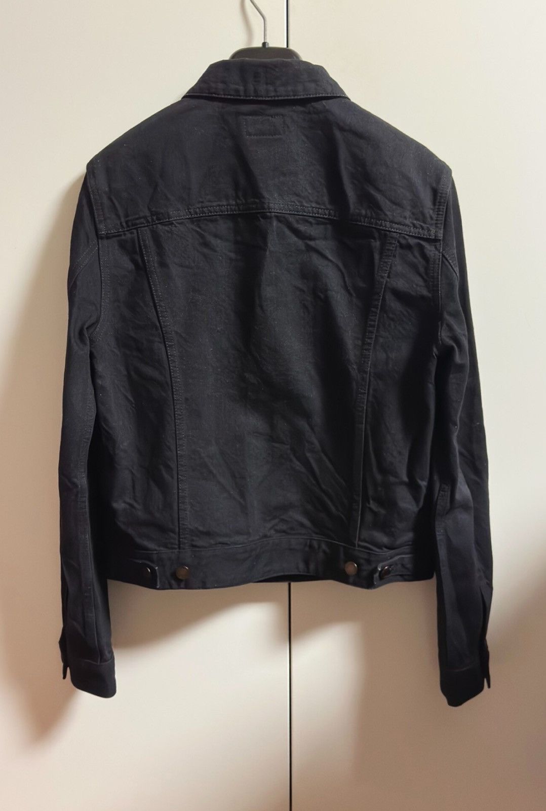 Saint Laurent Paris Saint Laurent Distressed Washed Black Denim Jacket Size US S / EU 44-46 / 1 - 3 Thumbnail