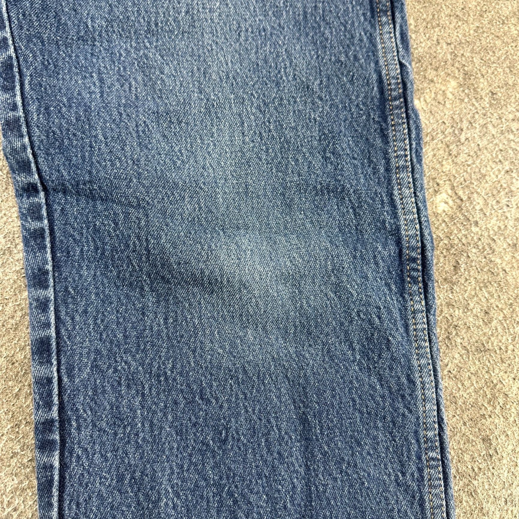 Levi's Levi's Western Fit Jeans Mens 38x34 Blue Classic Straight Leg Medium Wash Cotton Denim Straight 5-Pocket Mens Jeans Levi's 502 Blue Size US 38 / EU 54 - 5 Thumbnail