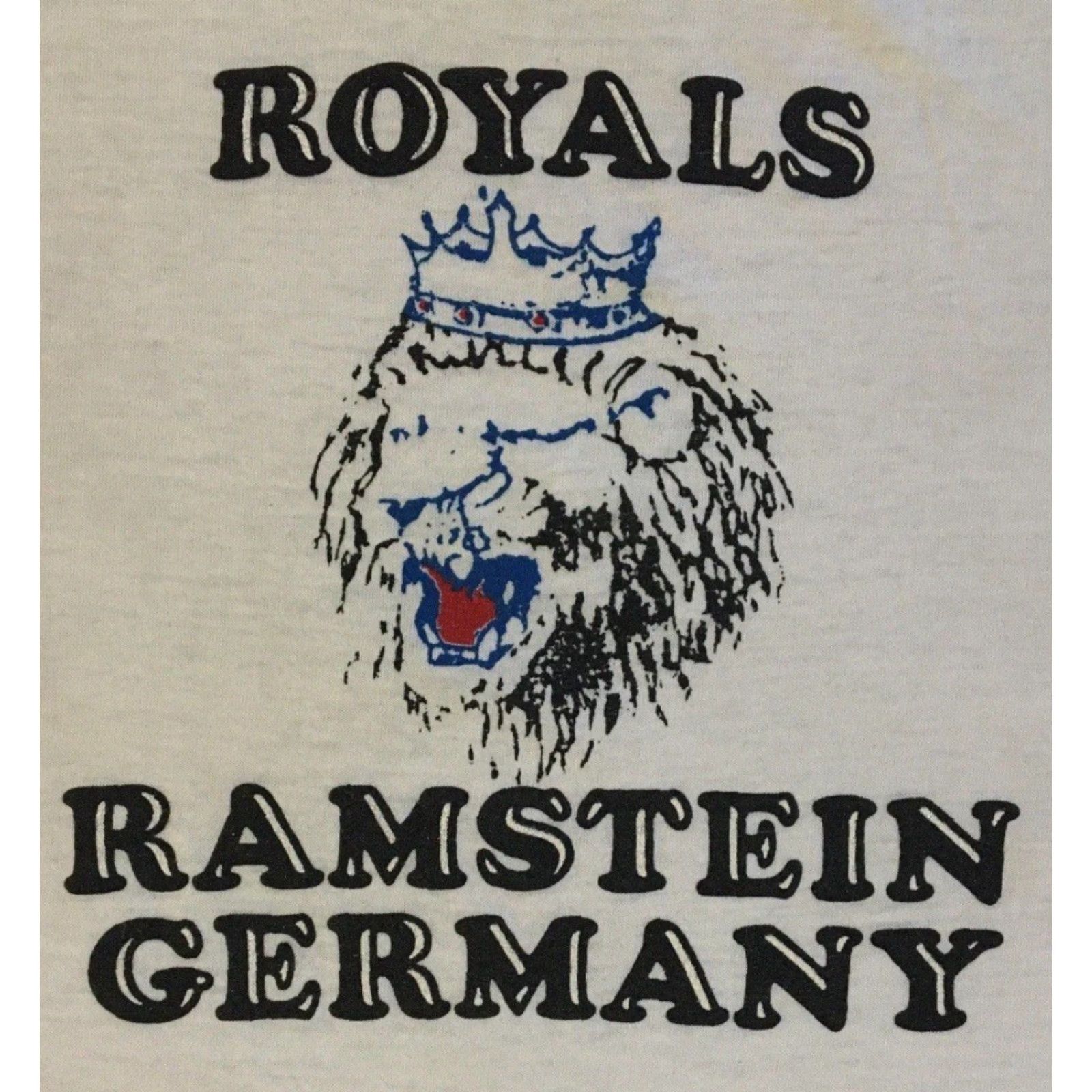 Vintage VINTAGE Ramstein Germany Air Base Faded Distress Shirt S Military School Grunge Size US S / EU 44-46 / 1 - 2 Thumbnail