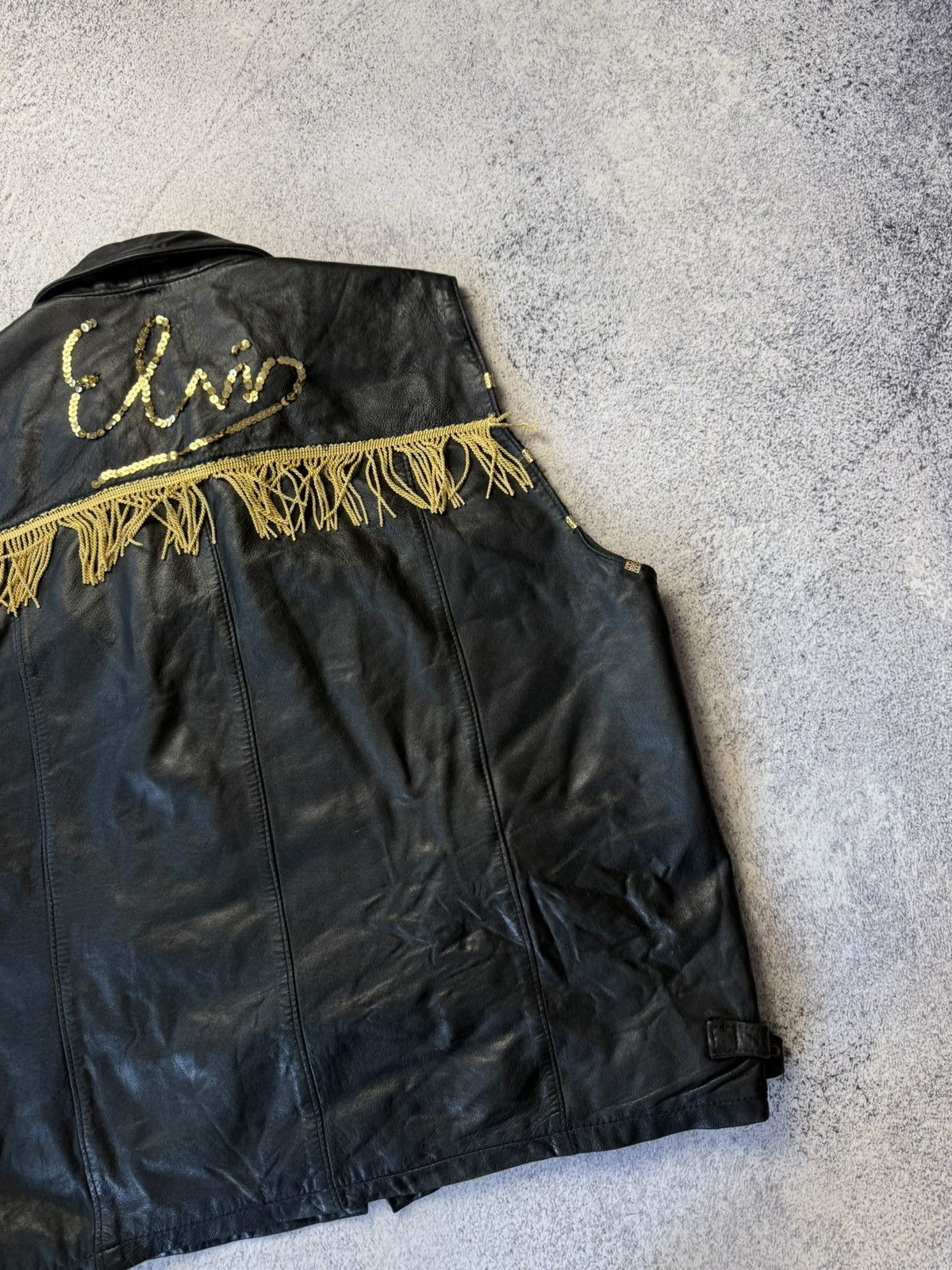 Reel Legends Vintage Vest Real Leather Elvis Y2K Size US L / EU 52-54 / 3 - 22 Thumbnail