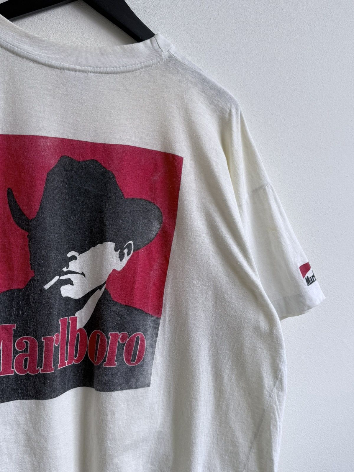 Vintage Vintage 90s Marlboro Cowboy T-Shirt Size US XL / EU 56 / 4 - 5 Thumbnail