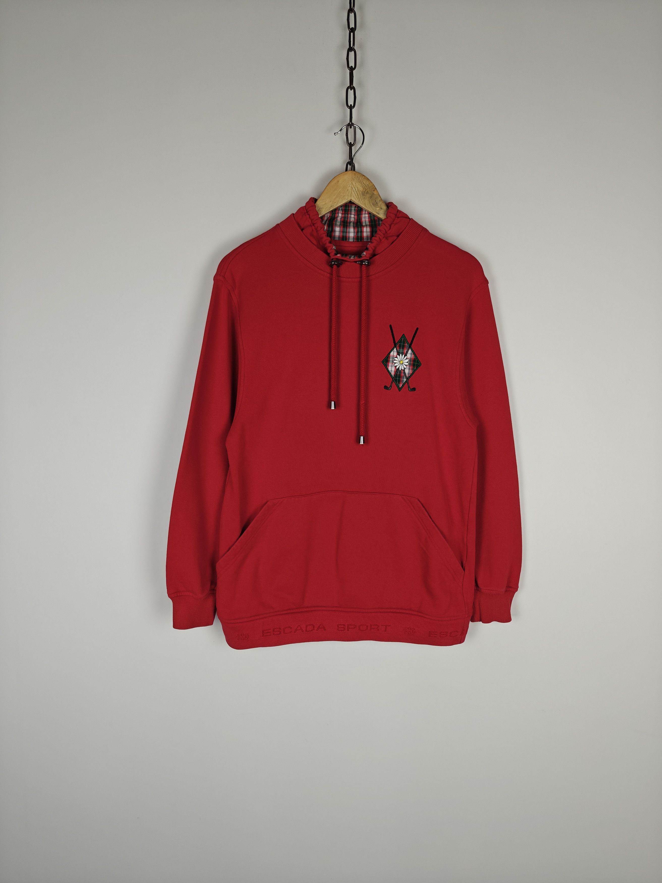 Escada Sport Escada Sport Sweatshirt VTG Red Pullover Size S Size S / US 4 / IT 40 - 1 Thumbnail