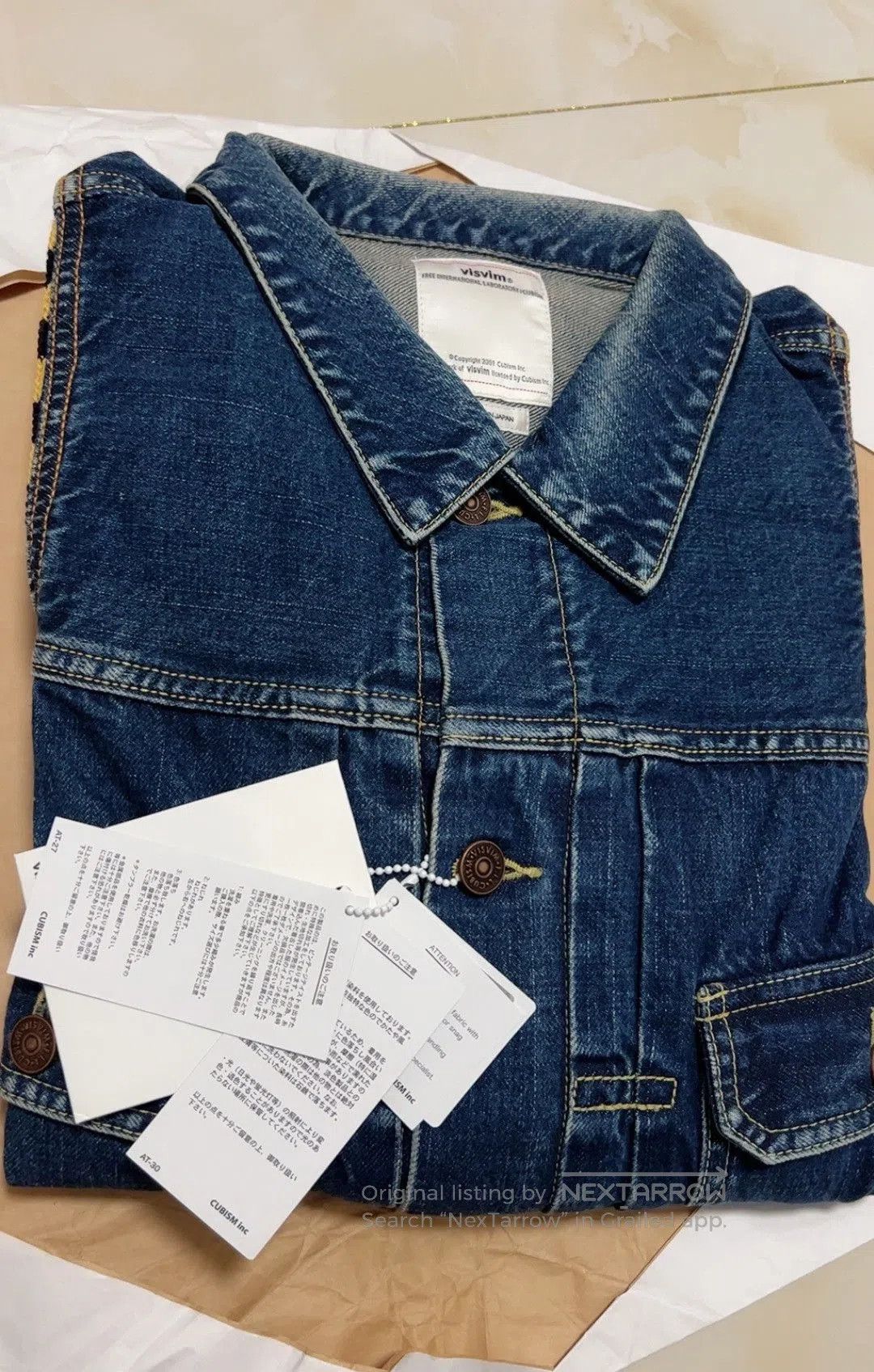 Visvim visvim 18ss 101 JKT Jumbo Dmgd. Size US L / EU 52-54 / 3 - 7 Thumbnail