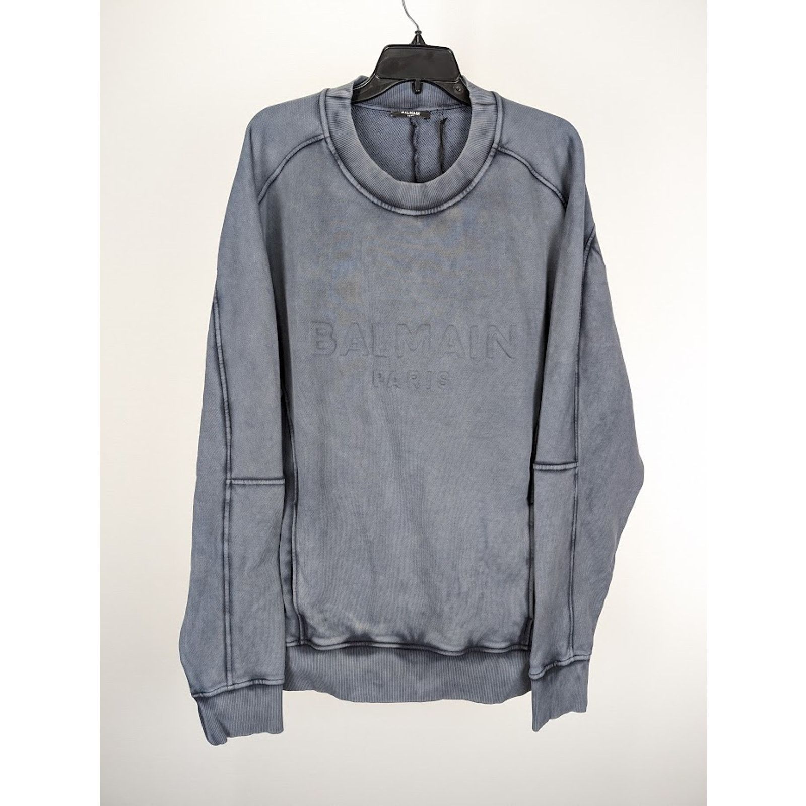 Balmain o1rshd1 Sweater in Marine Size US XS / EU 42 / 0 - 1 Thumbnail