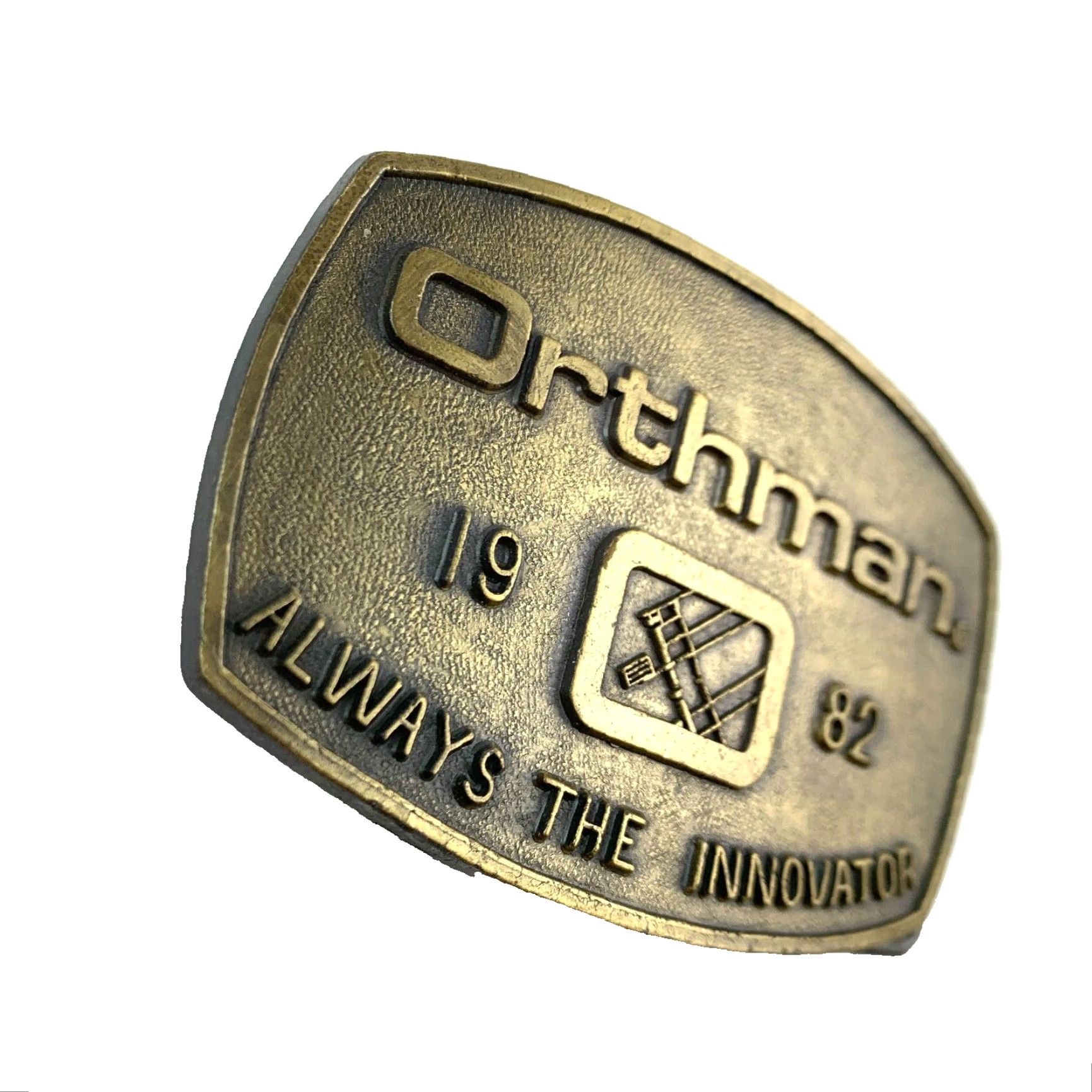 Vintage VINTAGE Orthman Tillage Farm Tools 1982 Metal Belt Buckle #1154 Size ONE SIZE - 2 Thumbnail