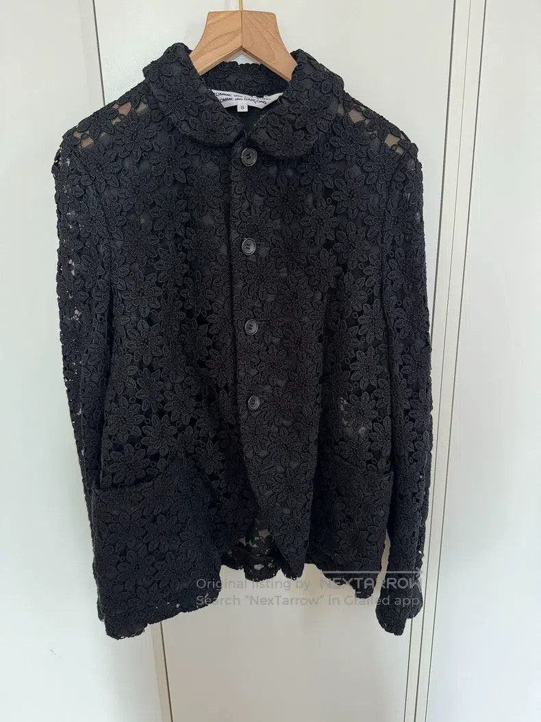 Comme des Garcons Comme Des Garcons Delicate Lace Blazer Jacket Size S Size S / US 4 / IT 40 - 1 Thumbnail