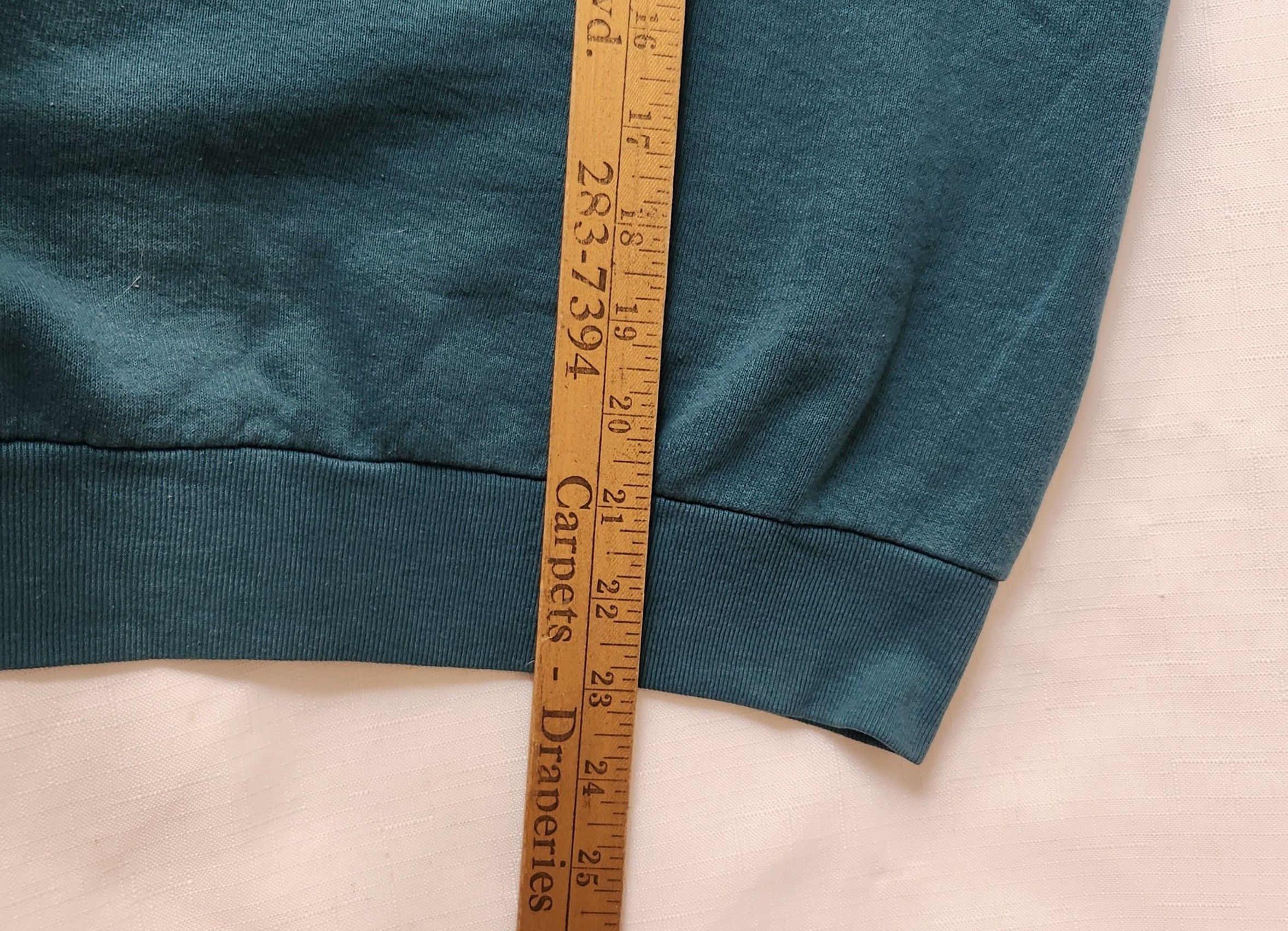 Fruit Of The Loom × Vintage Fruit of the Loom FOTL Vintage Blank Crewneck Sweater Teal Size US M / EU 48-50 / 2 - 6 Thumbnail