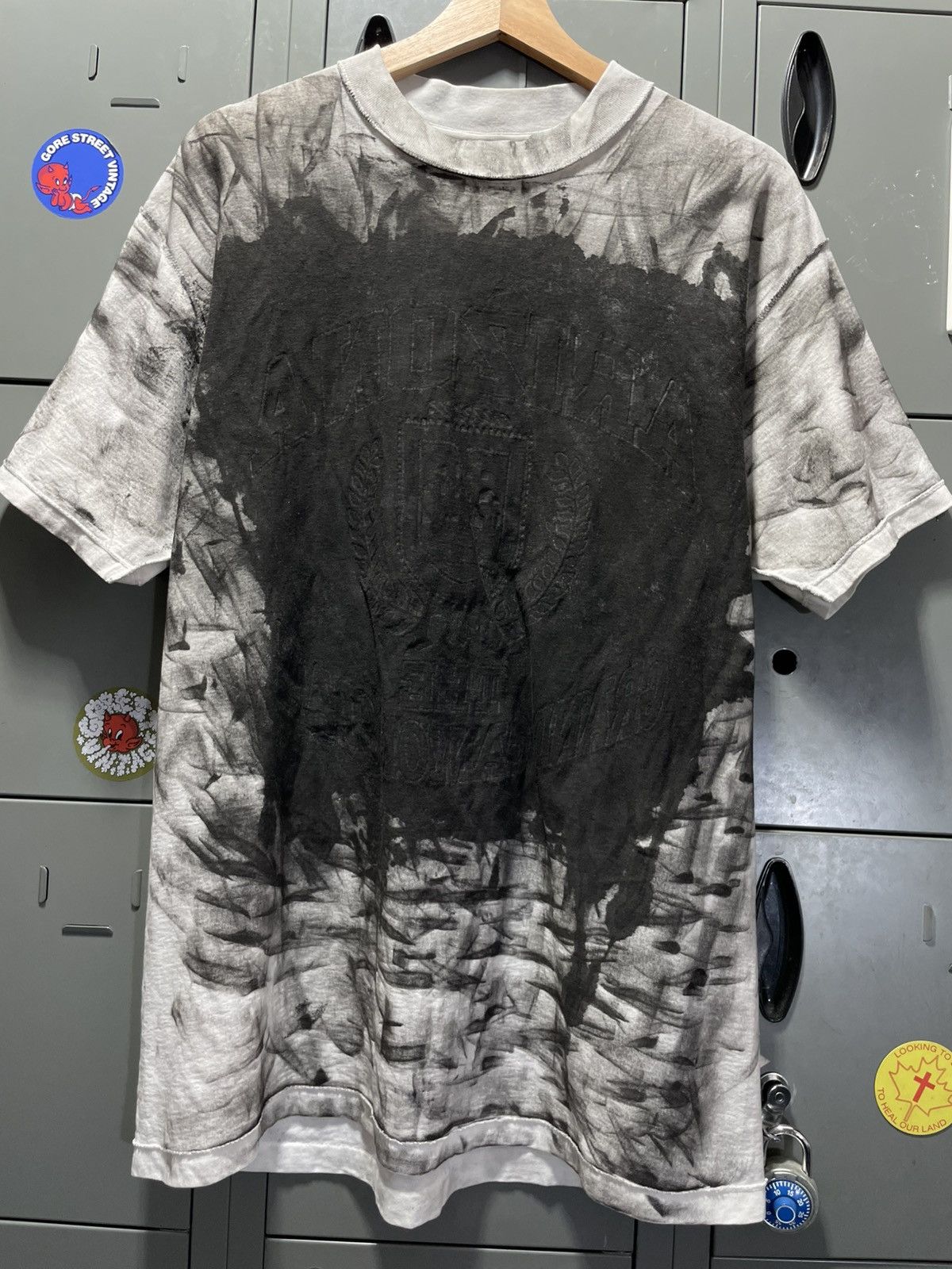 Vintage Vintage 1990 inside out ink bomb black on white avant garde ...