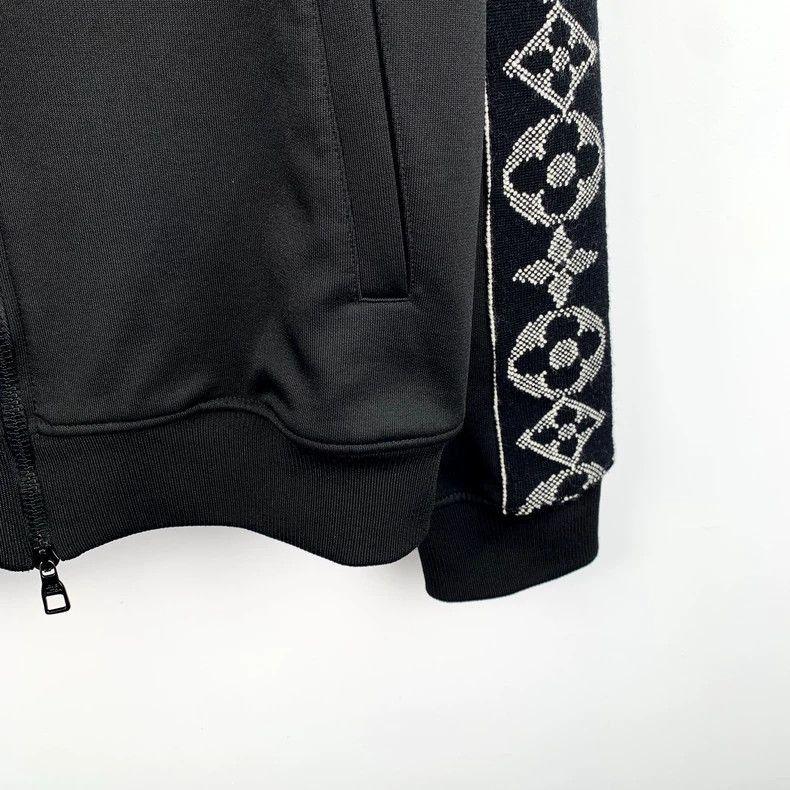 Louis Vuitton Louis Vuitton Black Logo Zipper Jacket-2506 Size US XXL / EU 58 / 5 - 4 Thumbnail