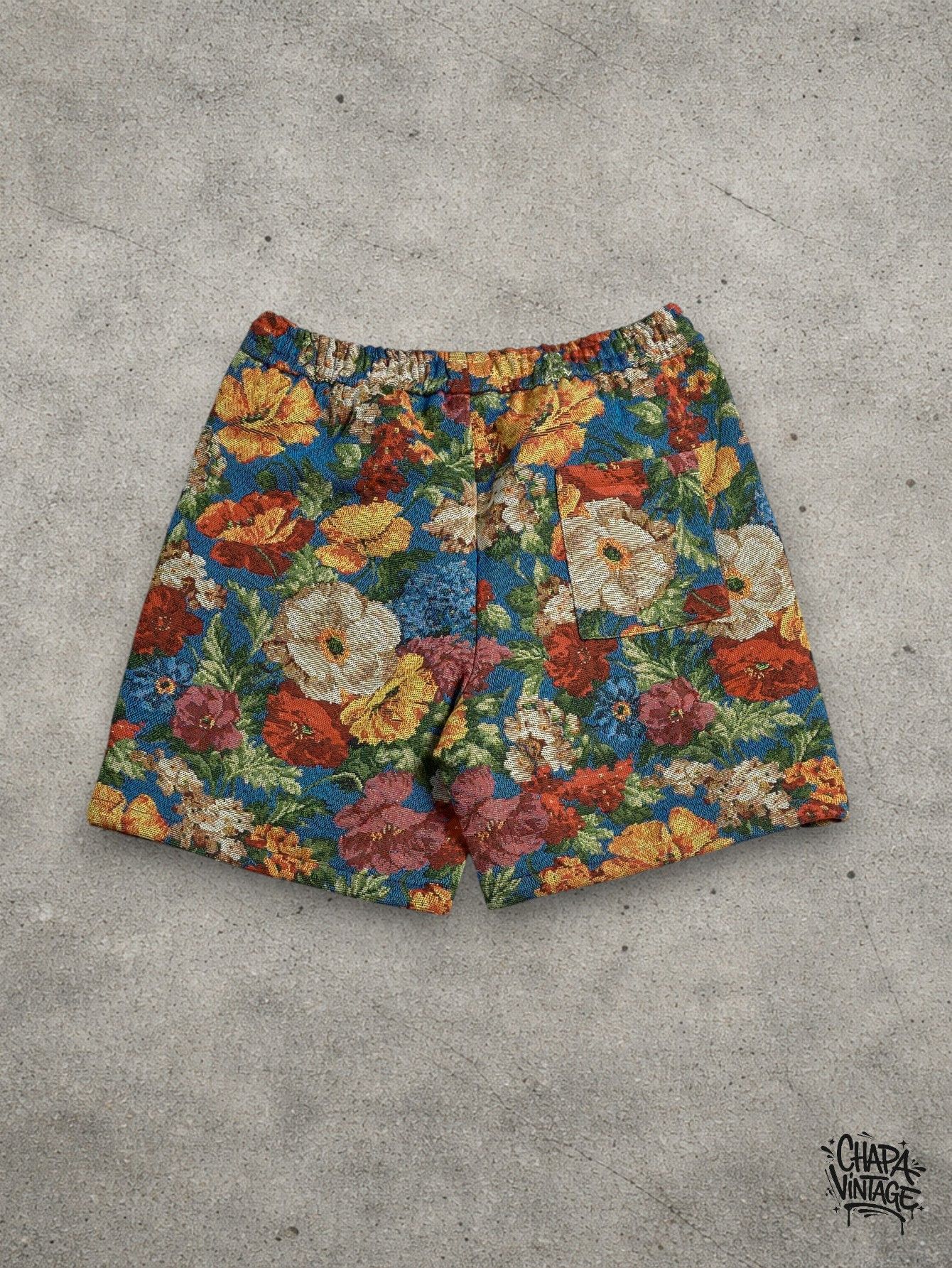 Vintage Flower shorts Size US 32 / EU 48 - 2 Thumbnail