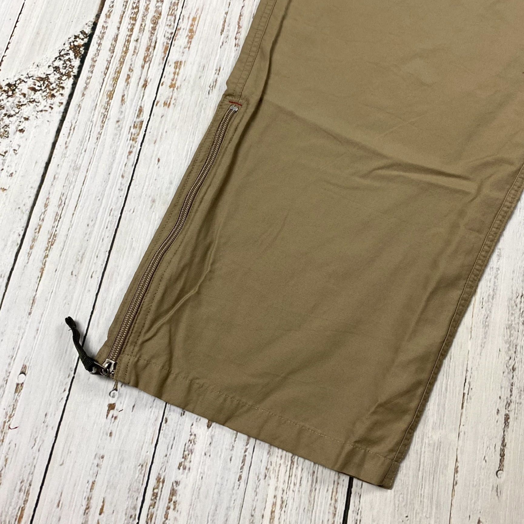 Vintage VINTAGE Mountain Dew Baggy Wide Leg Grunge Pants 33 Beige Skate Rave 90s Mens Size US 33 - 3 Thumbnail