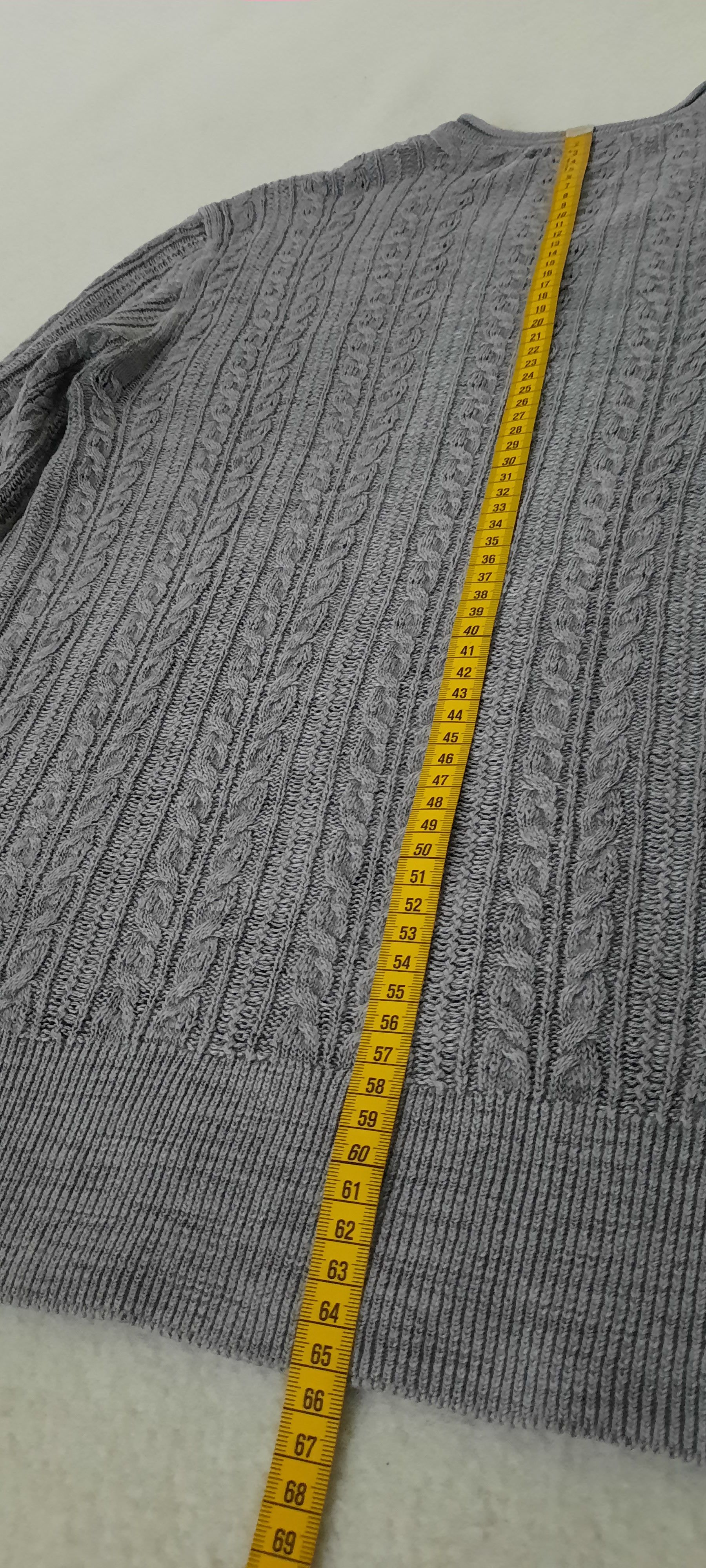 John Varvatos JOHN VARVATOS * U.S.A. Men's Sweater Gray Cotton Linen S Size US S / EU 44-46 / 1 - 14 Thumbnail