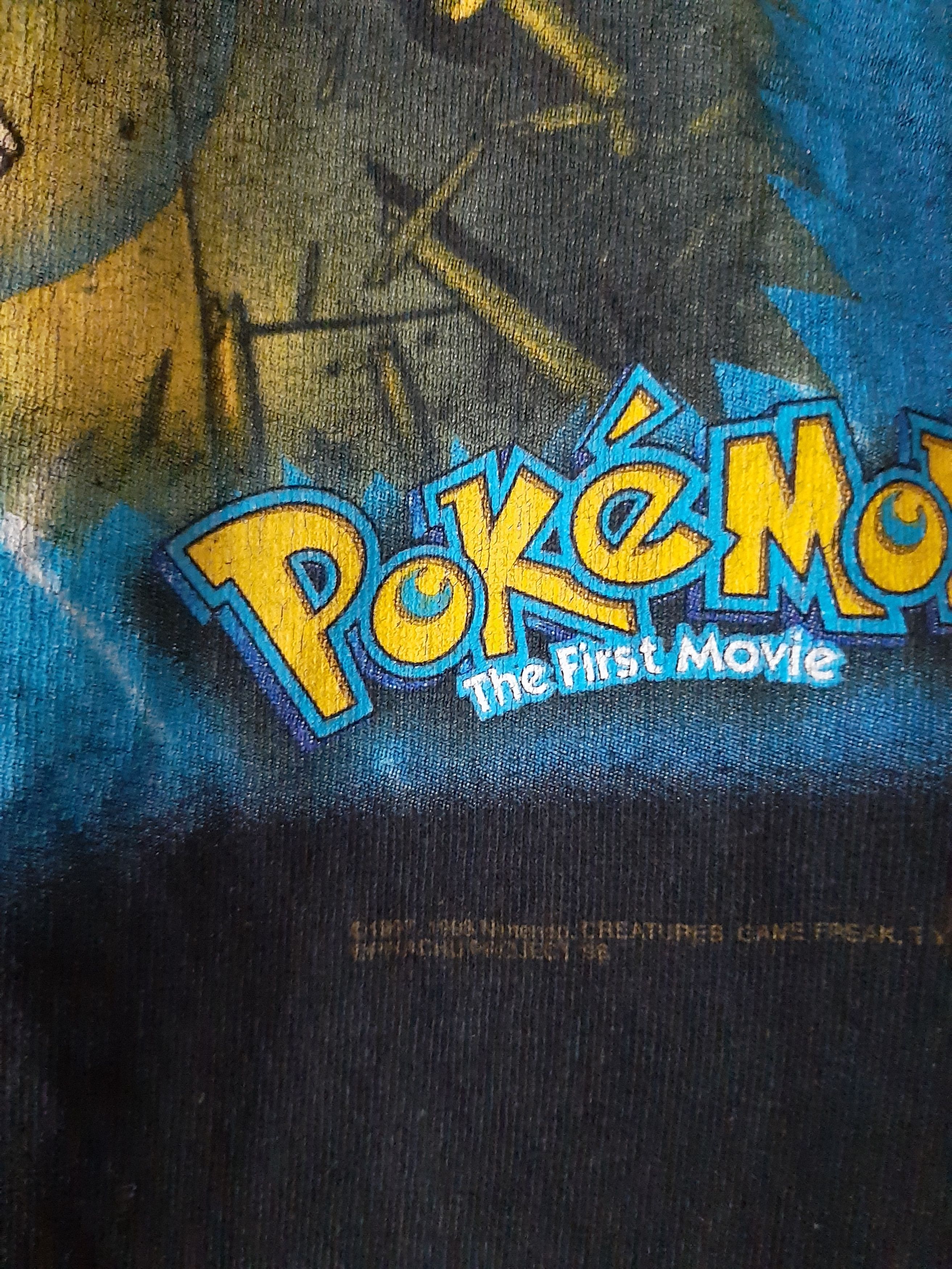 Pokemon × Vintage 1998 Pokemon Mewtwo Strikes Back Tee Size US XXS / EU 40 - 3 Thumbnail