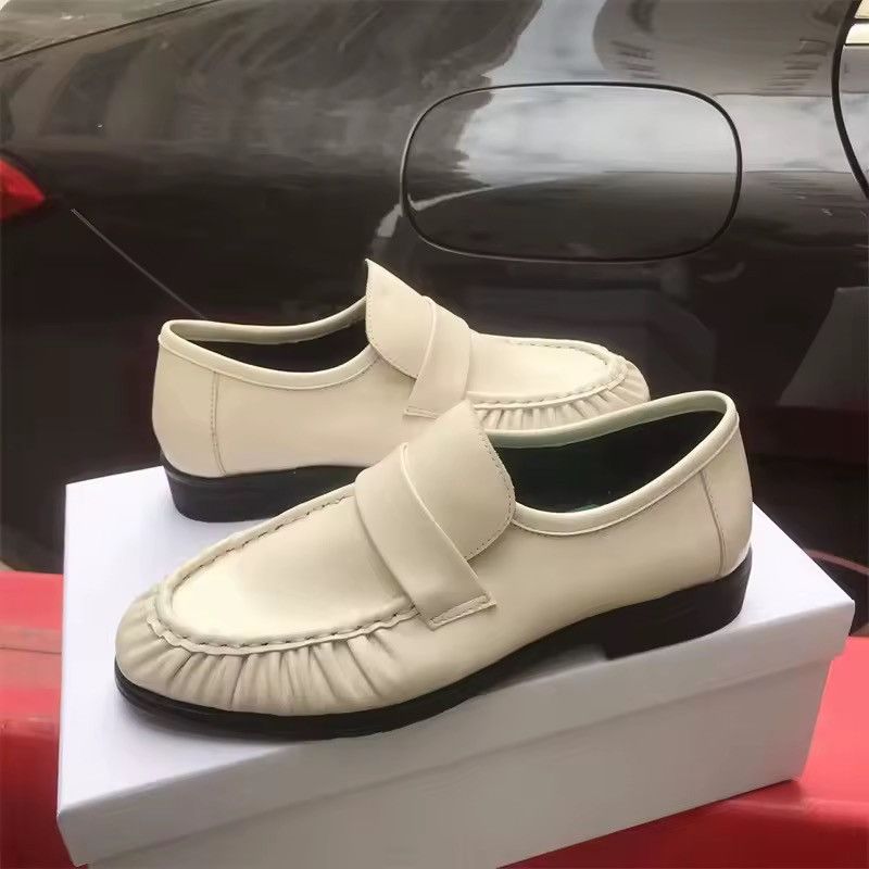 Genuine Leather Real Genuine Leather Casual Boots French Retro Loafers Size US 8.5 / IT 38.5 - 3 Thumbnail