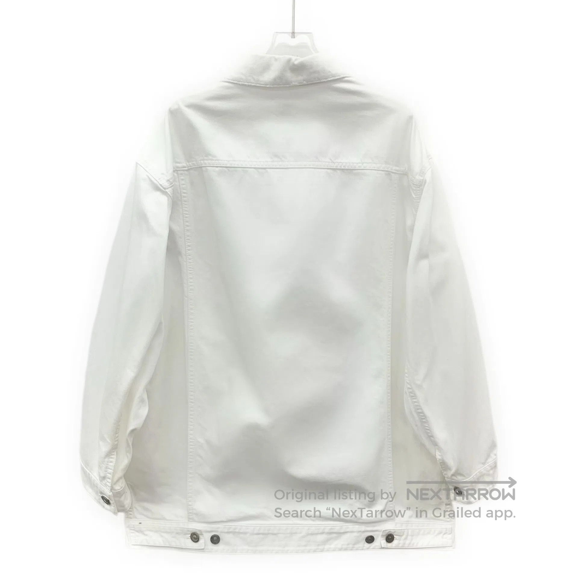 Dior Dior White bee embroidery cotton lapel single-breasted lon Size XS / US 0-2 / IT 36-38 - 2 Thumbnail