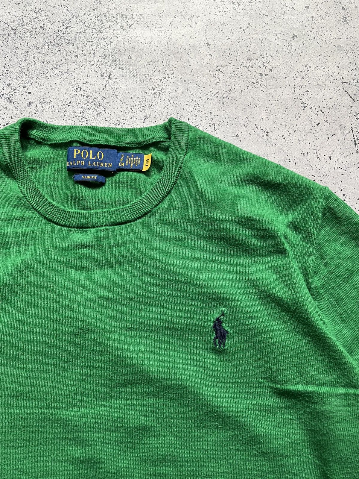 Polo Ralph Lauren Vintage Polo Ralph Lauren Sweater Slim Fit Green Y2K USA Size US S / EU 44-46 / 1 - 2 Thumbnail