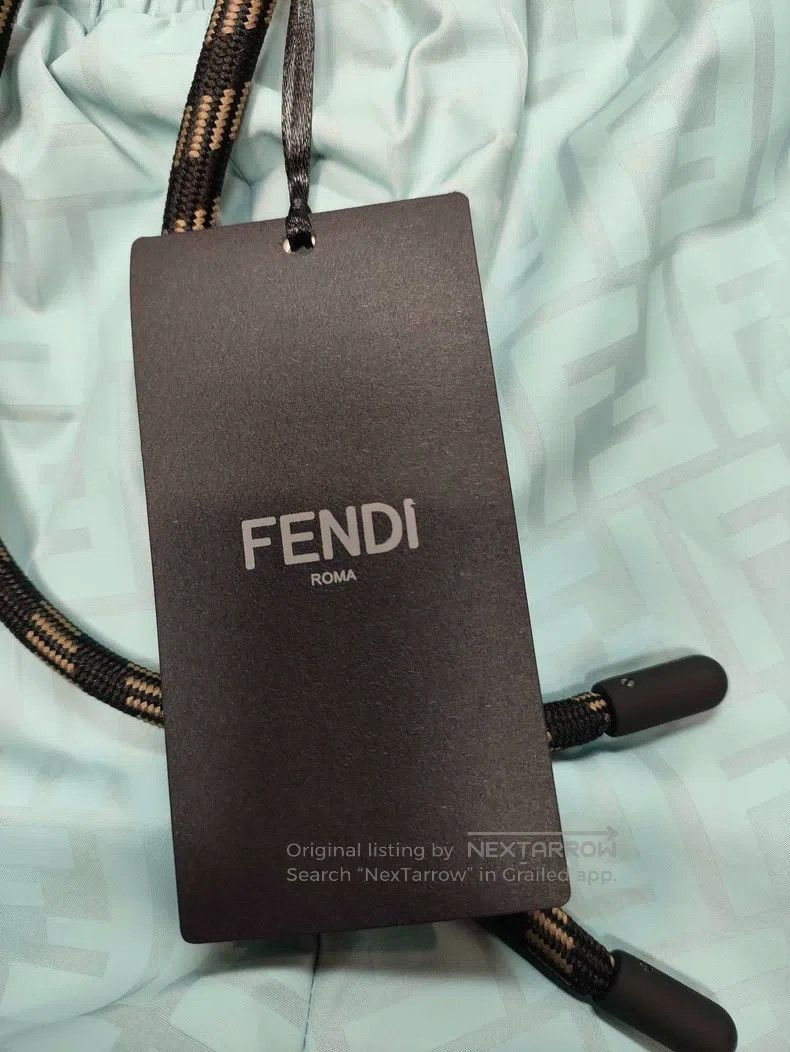 Fendi Fendi size S Blue Dark Pattern Full Print Sports Shorts Size 24" / US 00 / IT 34 - 6 Thumbnail