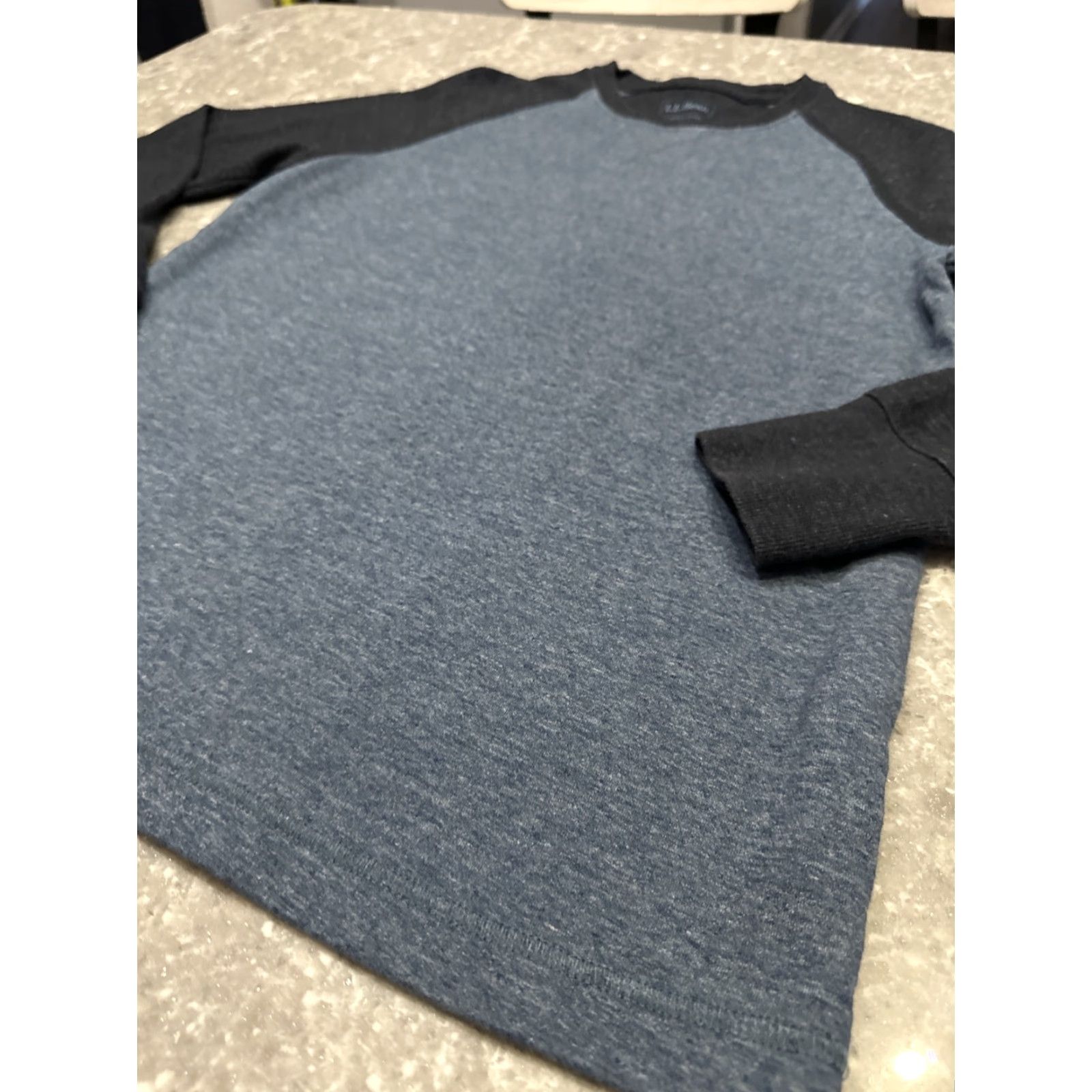 Vintage L.L. Bean Sweater Pullover Men Small Reg Blue Long Sleeve Crew Neck Slightly Fitted Knit Pullover Casual Workwear Size US S / EU 44-46 / 1 - 7 Thumbnail