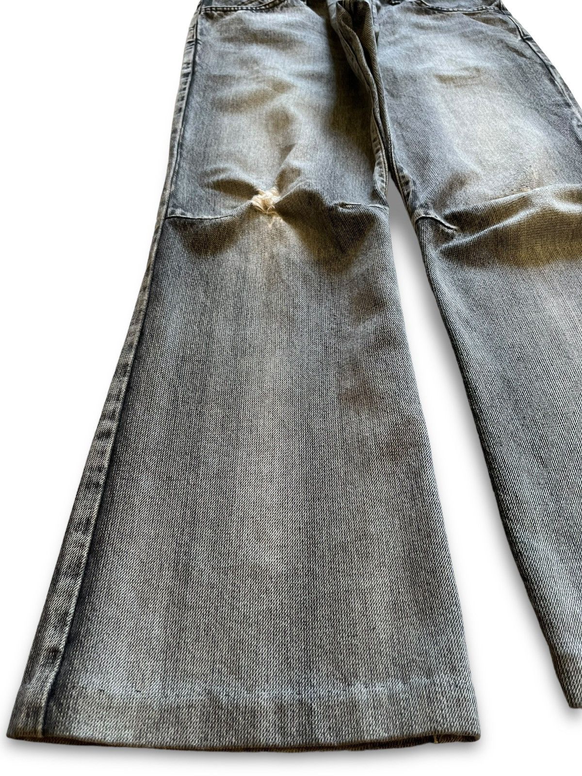 Edwin Vintage Japanese Edwin E Function Distressed Flare Jeans Size US 31 - 6 Thumbnail