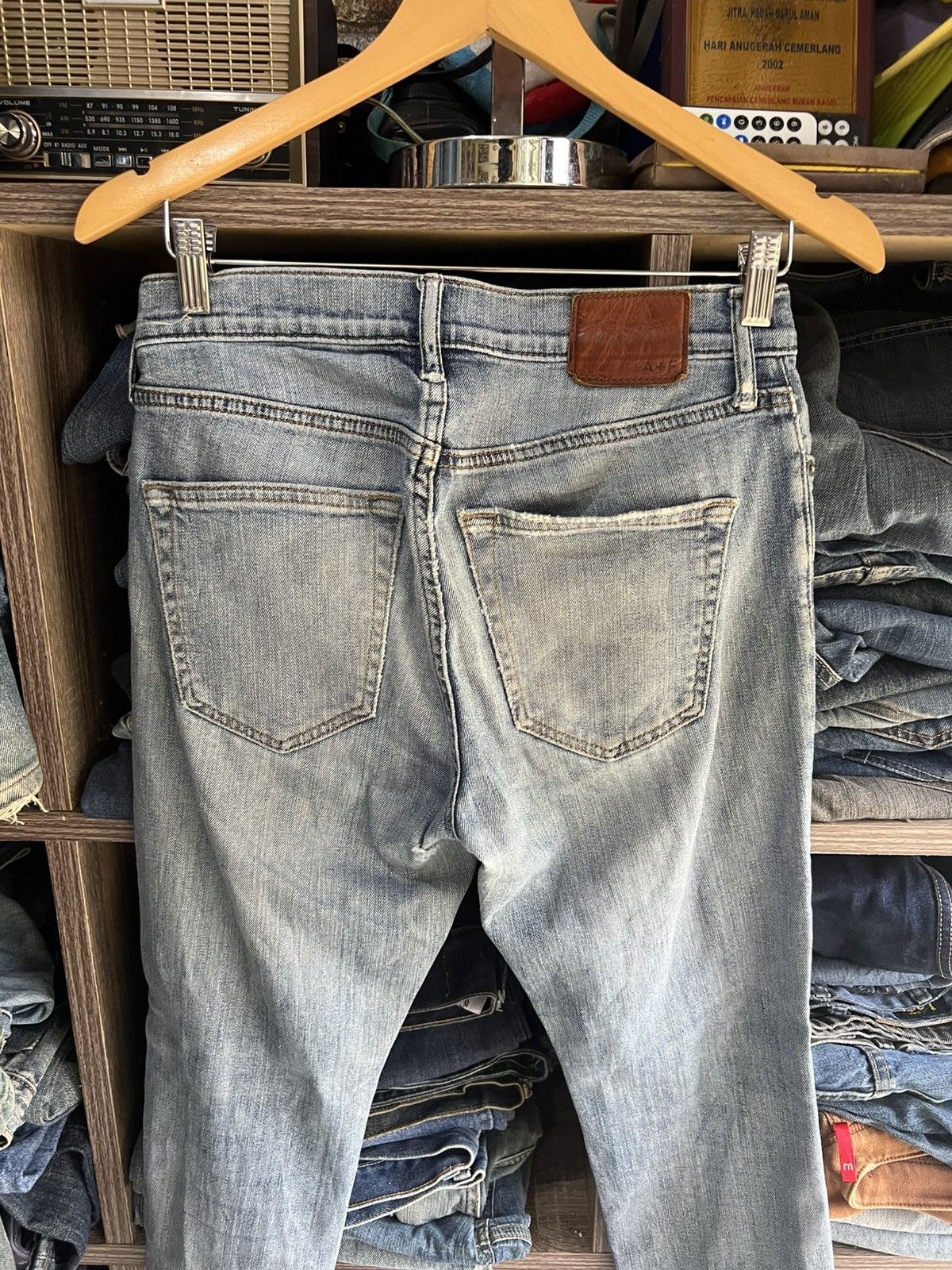Abercrombie & Fitch 🔥Abercrombie&Fitch Langdon Slim Stretch Distressed Denim Size US 30 / EU 46 - 12 Thumbnail