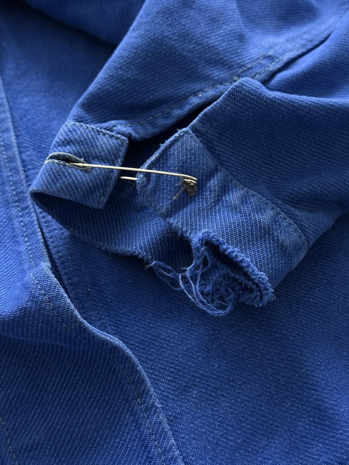 Vetra Vintage 60s „Lutteurs” French Workwear Sanfor Chore Jacket Size US L / EU 52-54 / 3 - 6 Thumbnail
