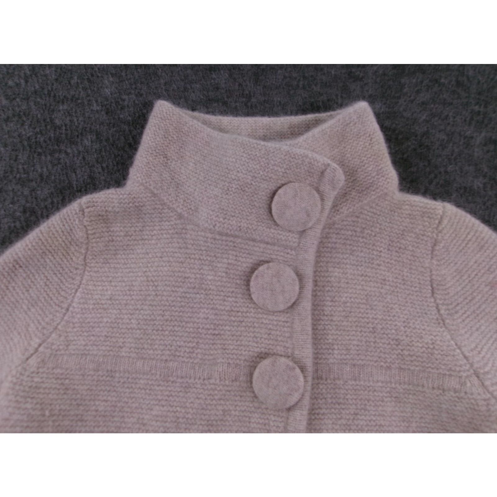 Vintage VINTAGE Jillian Jones Women's Sweater Cardigan 3/4 Sleeve Pink Wool Angora Cotton Classic 90s Casual Size S / US 4 / IT 40 - 2 Thumbnail