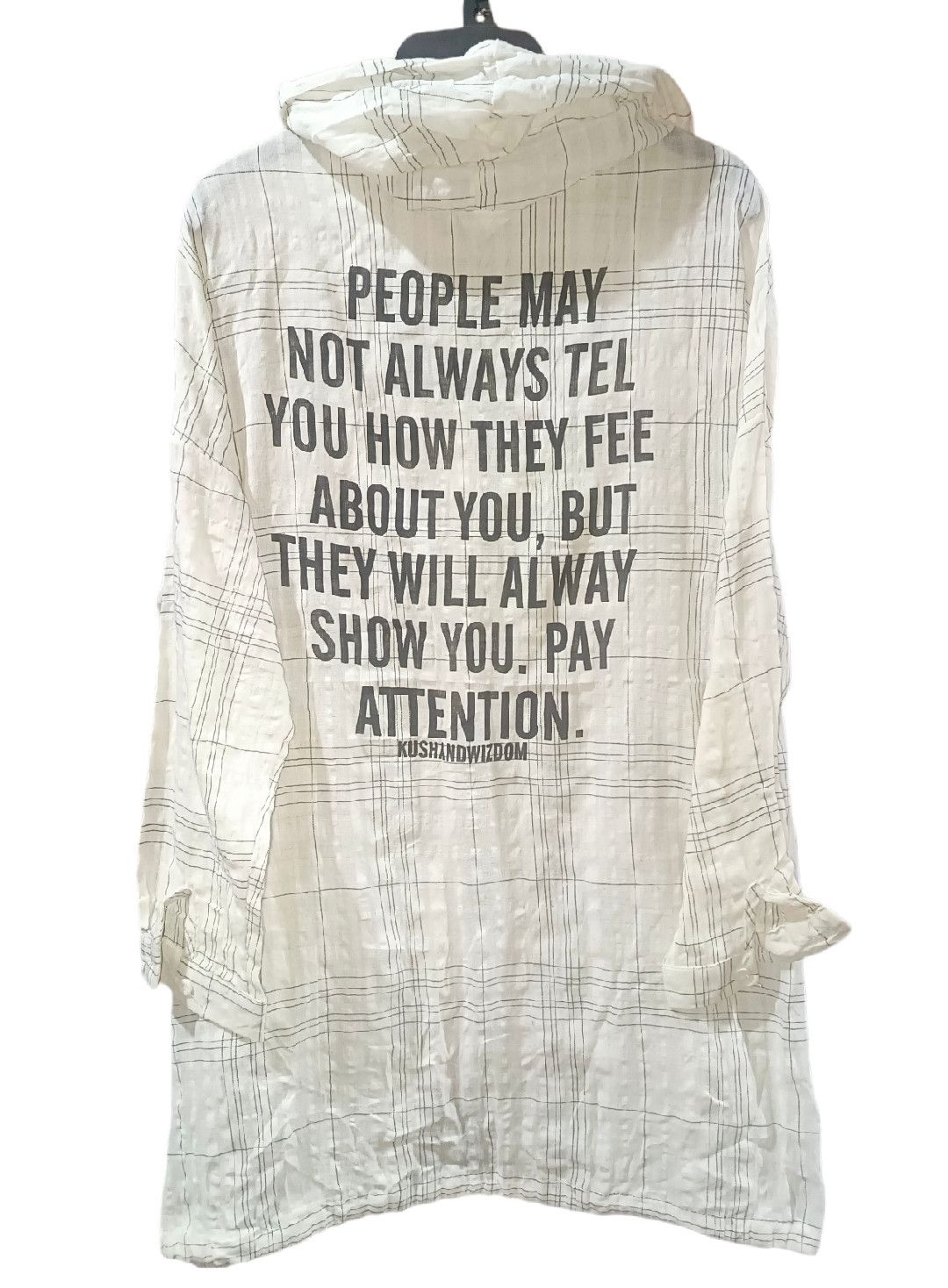 14th Addiction × If Six Was Nine × Japanese Brand 🇯🇵Poem Punk Mess Japan Styles Transparent Hoodie Size US XL / EU 56 / 4 - 1 Thumbnail