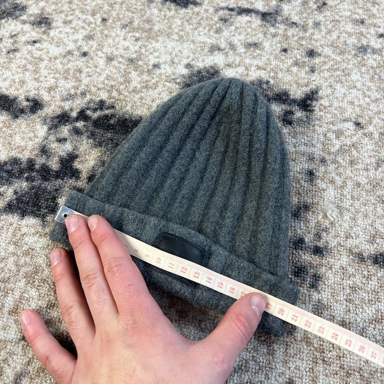Dior Dior Mini Logo Luxury Wool Beanie Hat Streetwear Style Size ONE SIZE - 7 Thumbnail