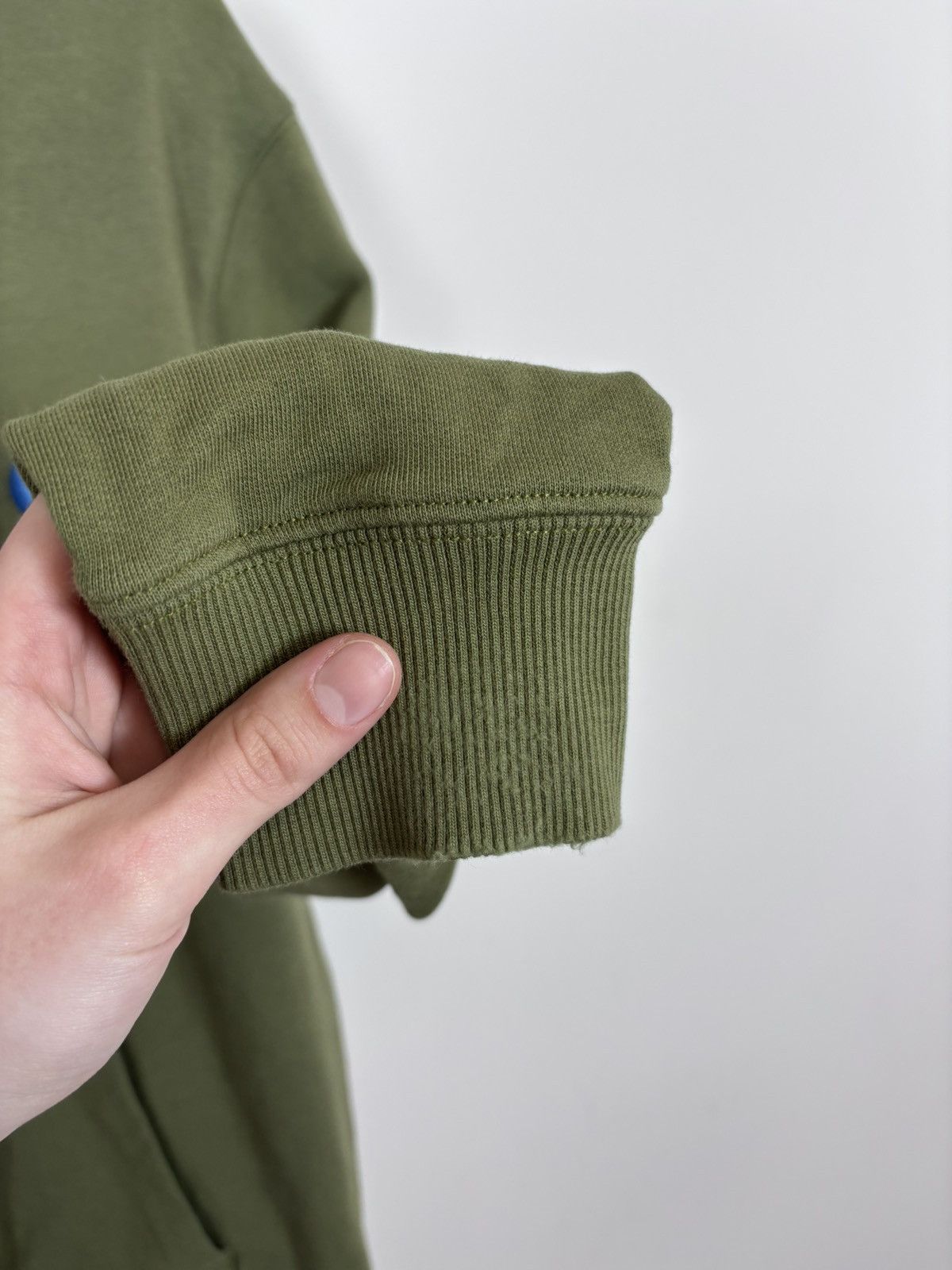 Etudes Etudes Studio Klein Big Embroidered Logo Olive Green Hoodie Size US M / EU 48-50 / 2 - 15 Thumbnail