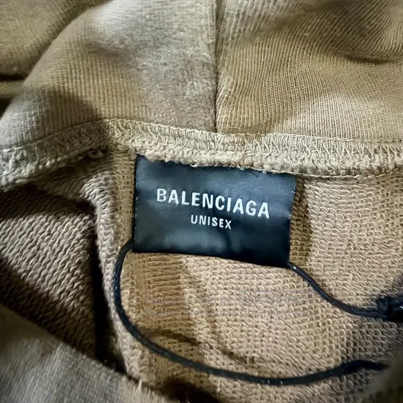 Balenciaga Balenciaga Lightning Crack Print Destroyed Hoodie Sweatshi Size US M / EU 48-50 / 2 - 3 Thumbnail